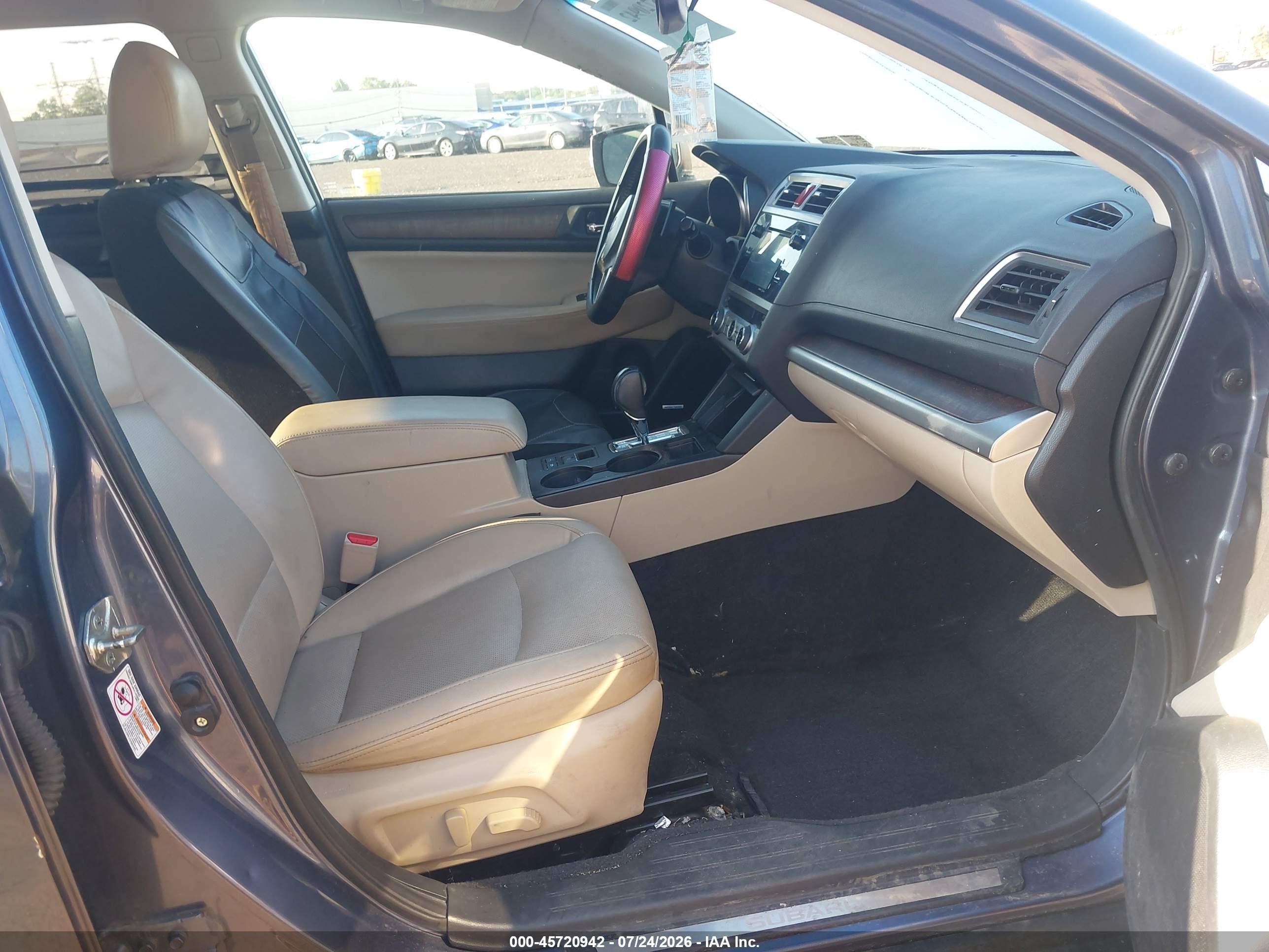 2015 Subaru Outback 2.5i Limited Blue vin: 4S4BSANC2F3258132