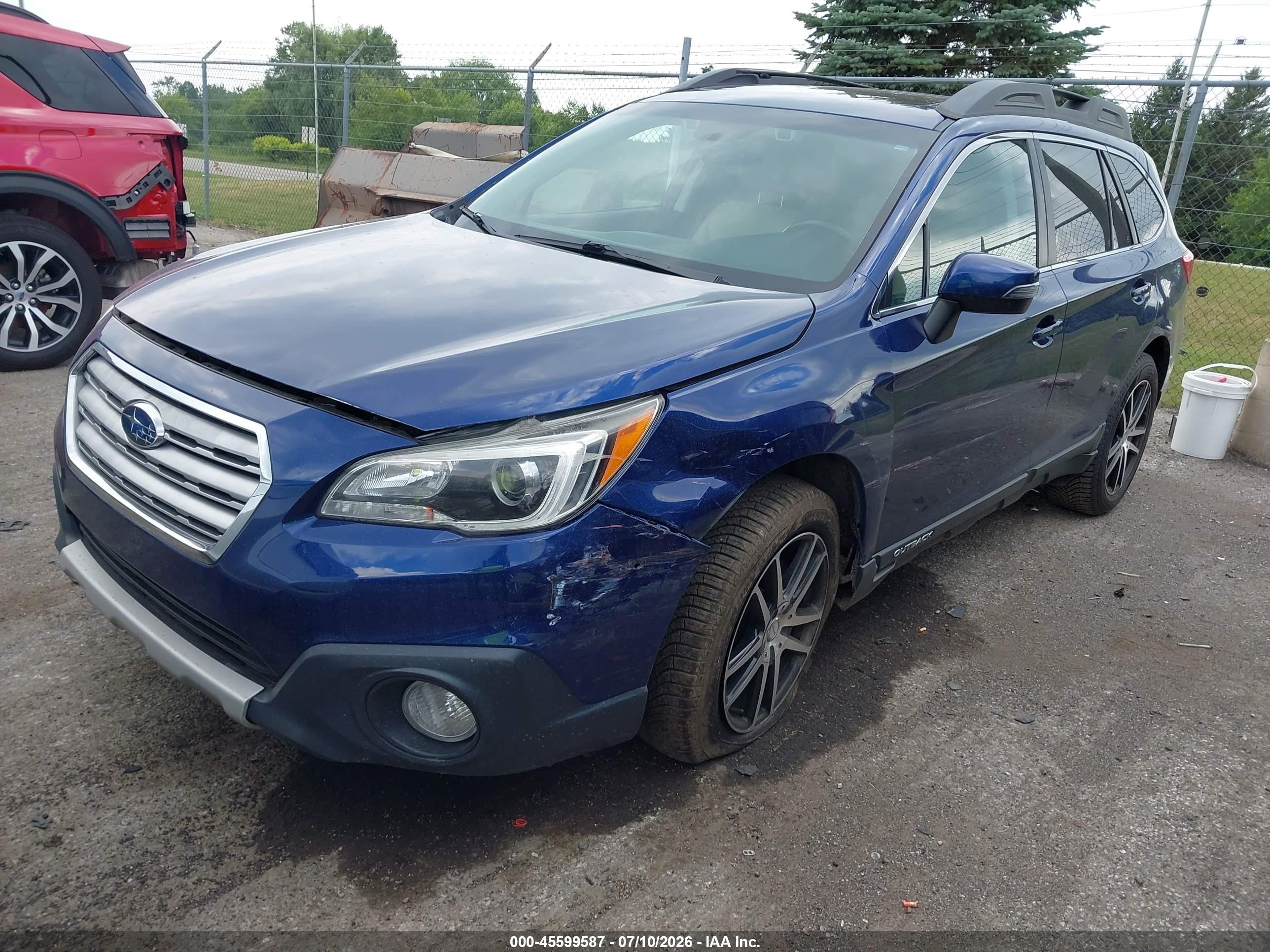 2015 Subaru Outback 2.5i Limited Синий vin: 4S4BSANC2F3315963