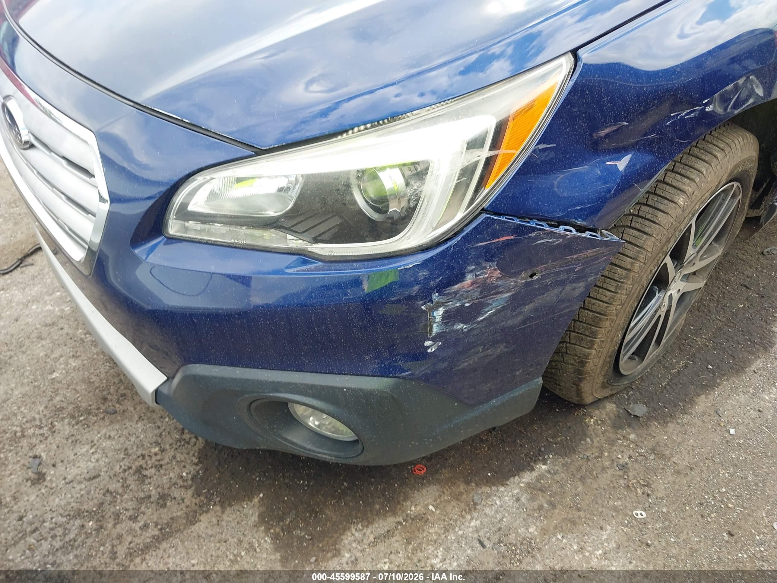 2015 Subaru Outback 2.5i Limited Синий vin: 4S4BSANC2F3315963