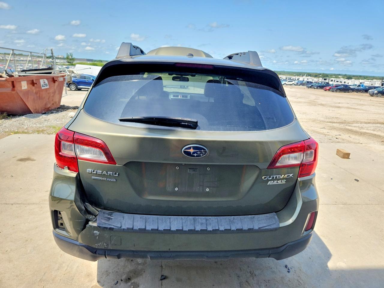 2015 Subaru Outback 2.5i Limited Зеленый vin: 4S4BSANC2F3318720