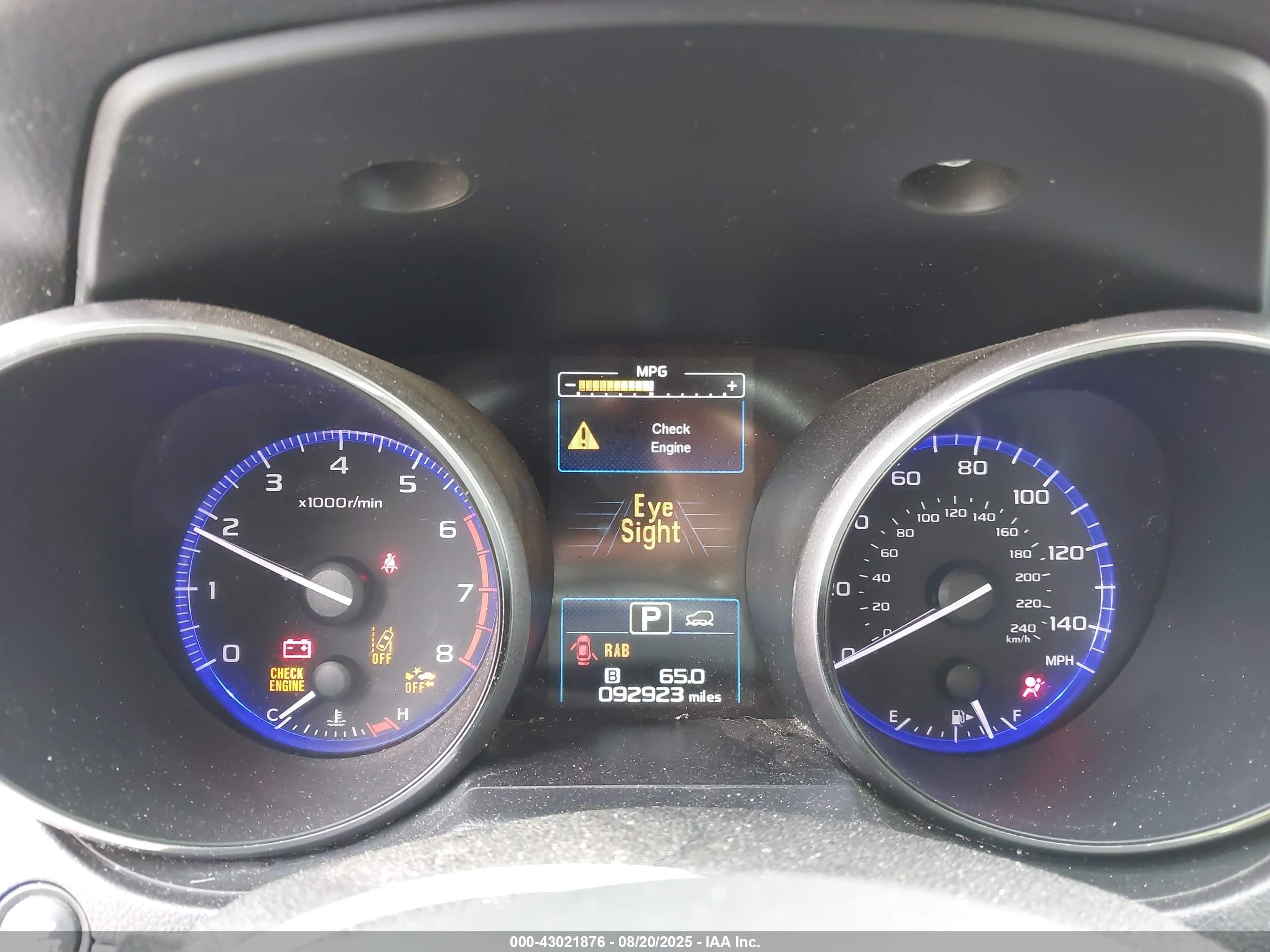 2017 Subaru Outback 2.5i Limited Blue vin: 4S4BSANC2H3288864