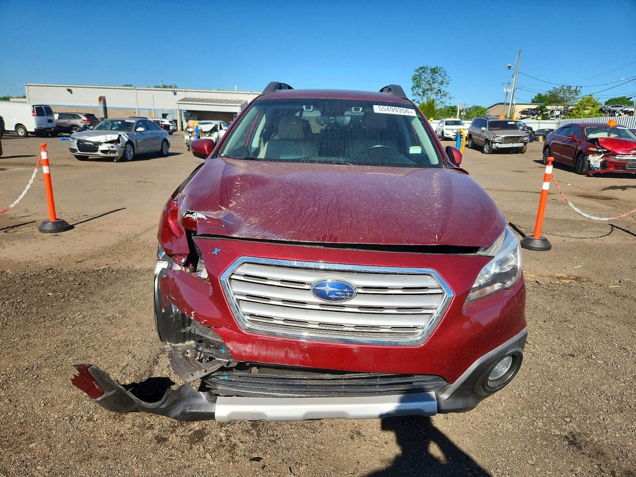 2017 Subaru Outback 2.5i Limited Maroon vin: 4S4BSANC2H3303718