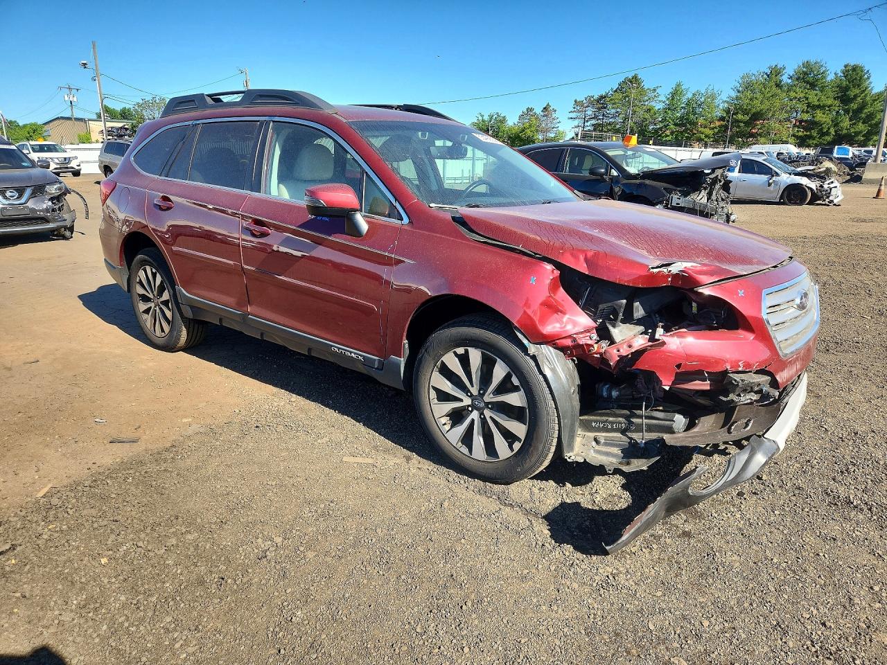 2017 Subaru Outback 2.5i Limited Maroon vin: 4S4BSANC2H3303718