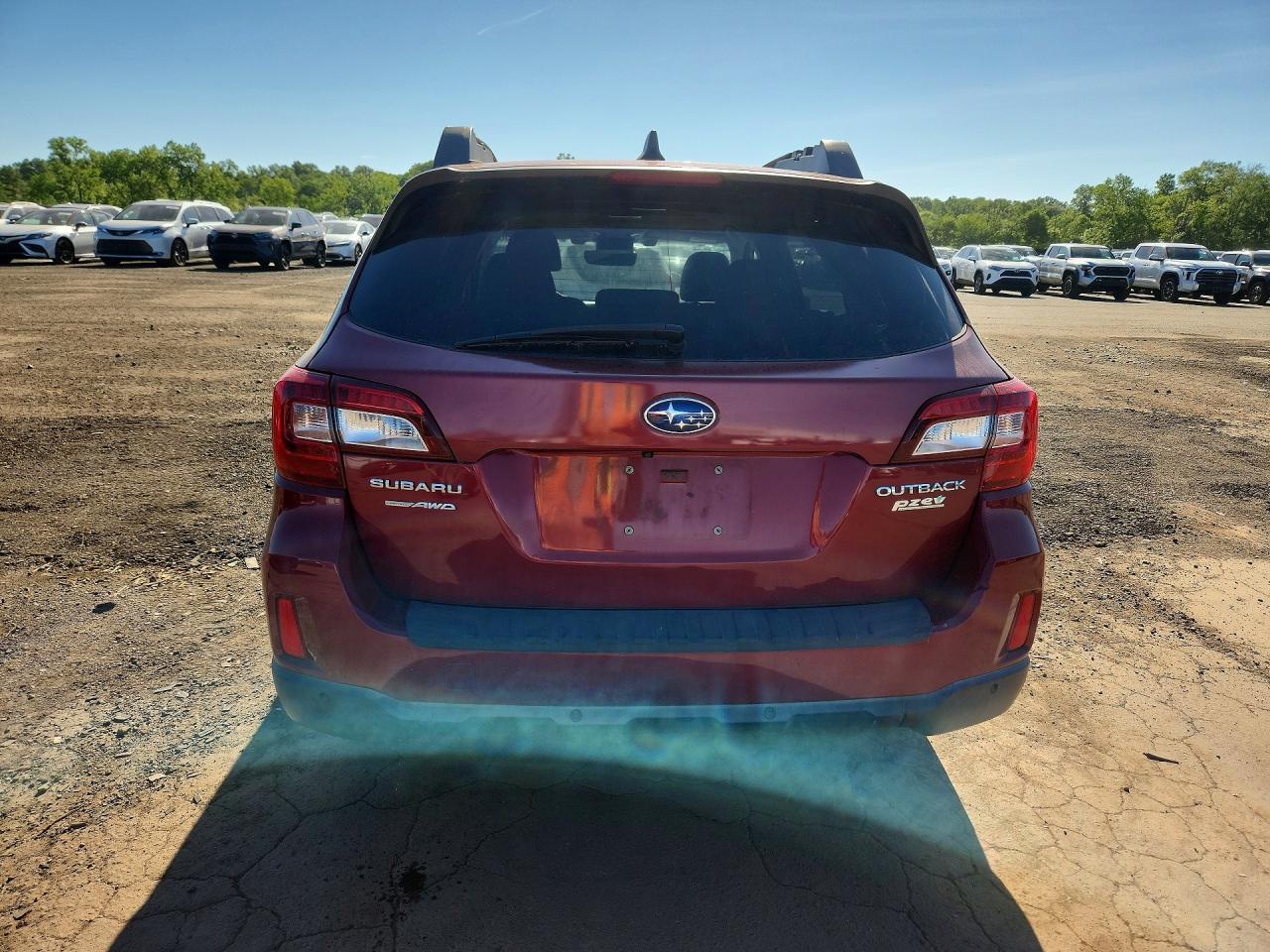 2017 Subaru Outback 2.5i Limited Maroon vin: 4S4BSANC2H3303718