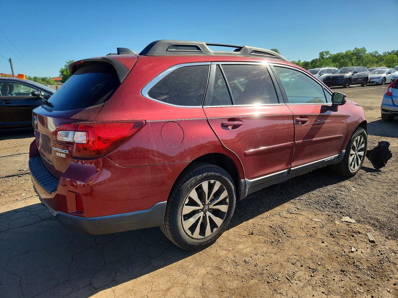 2017 Subaru Outback 2.5i Limited Maroon vin: 4S4BSANC2H3303718