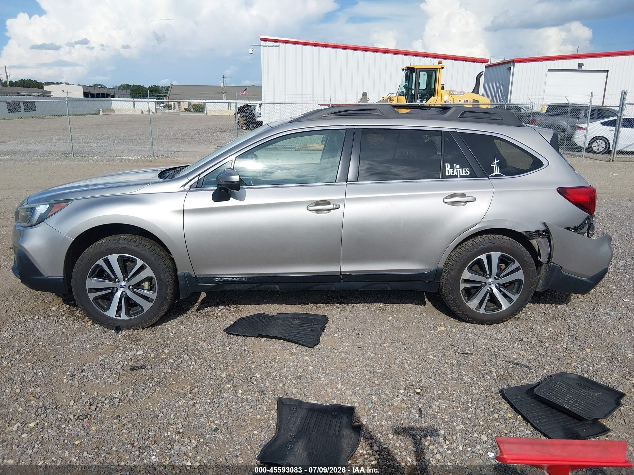2019 Subaru Outback 2.5i Limited Gray vin: 4S4BSANC2K3245228