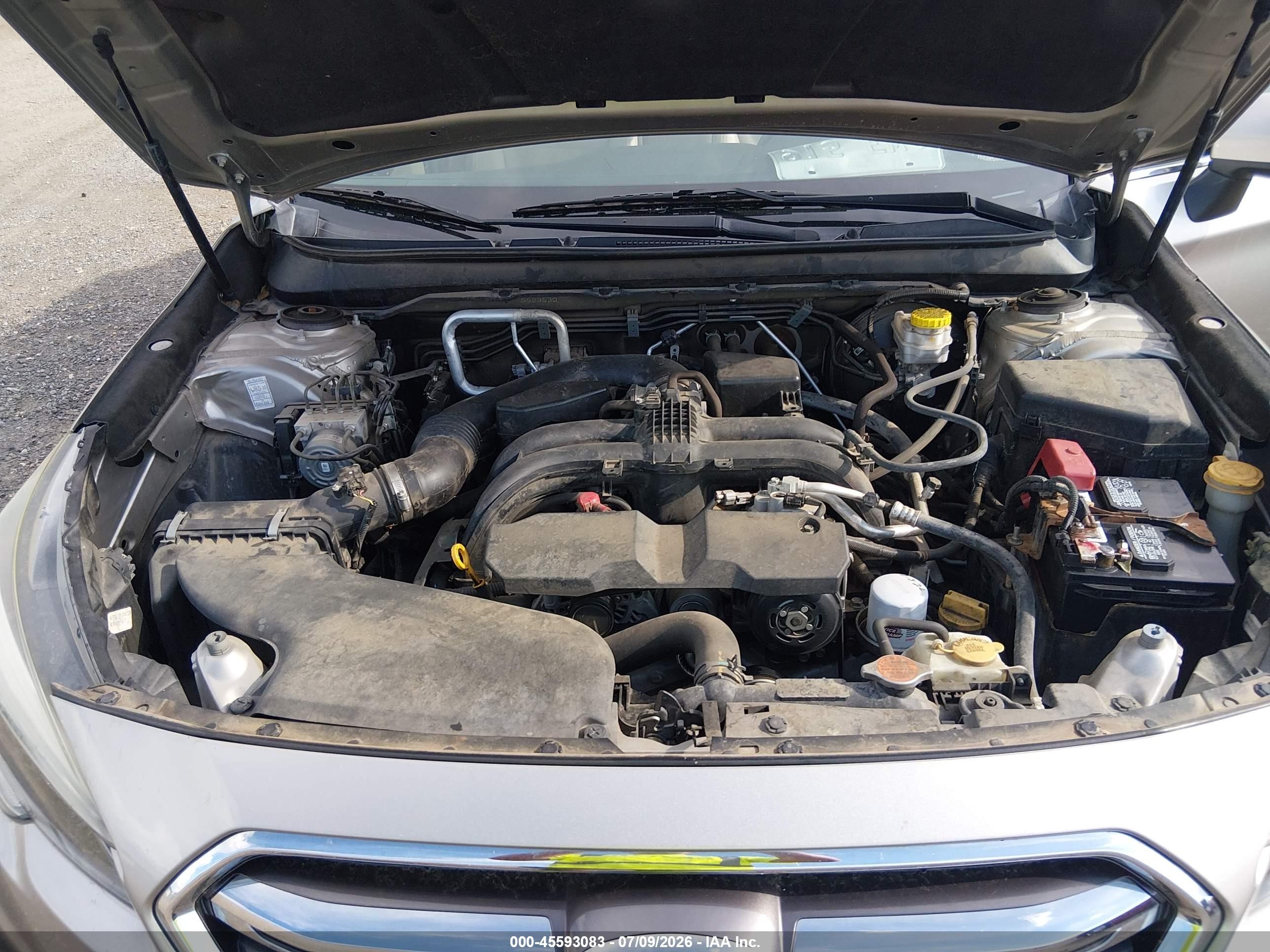 2019 Subaru Outback 2.5i Limited Gray vin: 4S4BSANC2K3245228