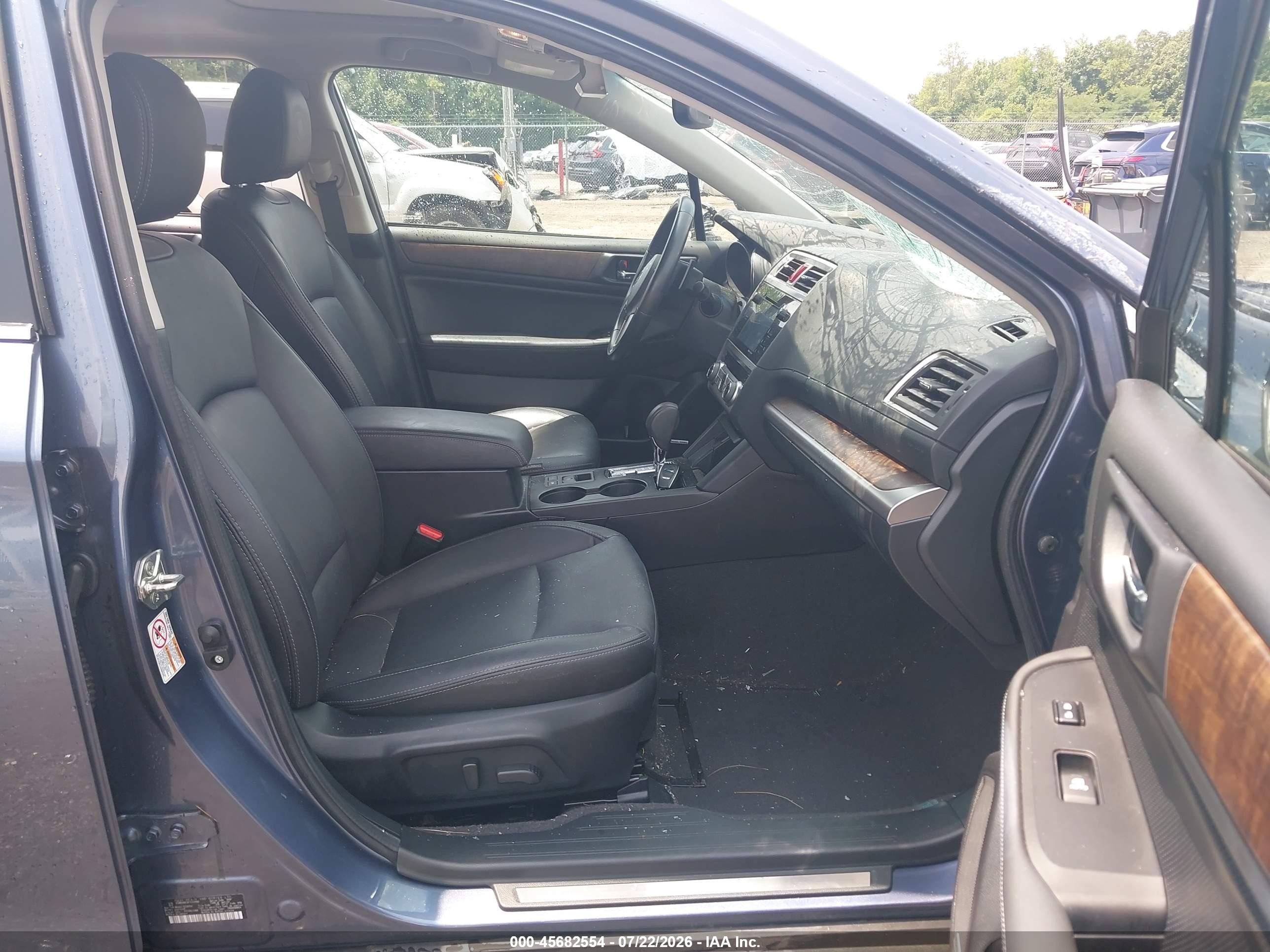 2015 Subaru Outback 2.5i Limited Blue vin: 4S4BSANC3F3334893
