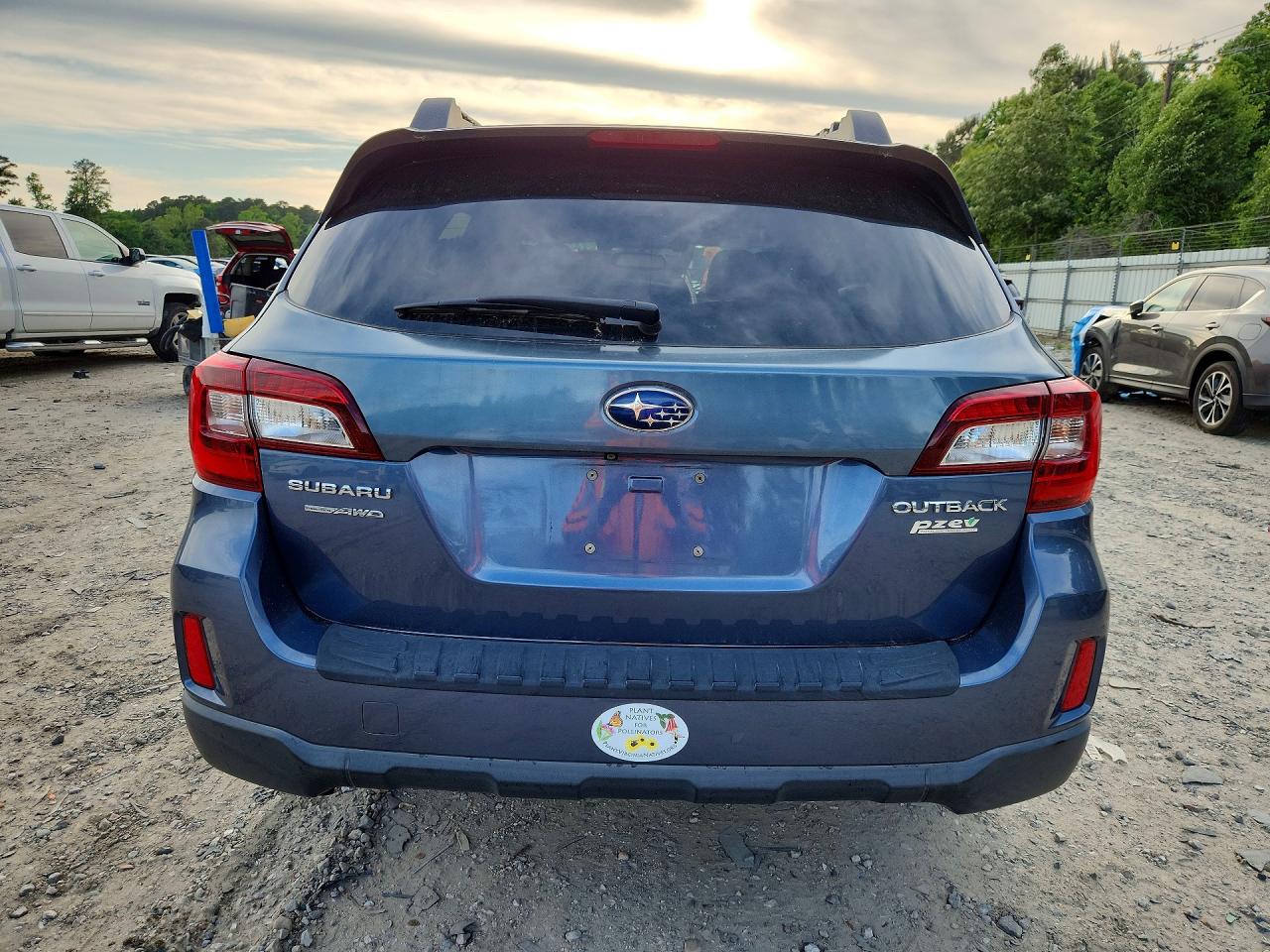 2015 Subaru Outback 2.5i Limited Blue vin: 4S4BSANC4F3246774