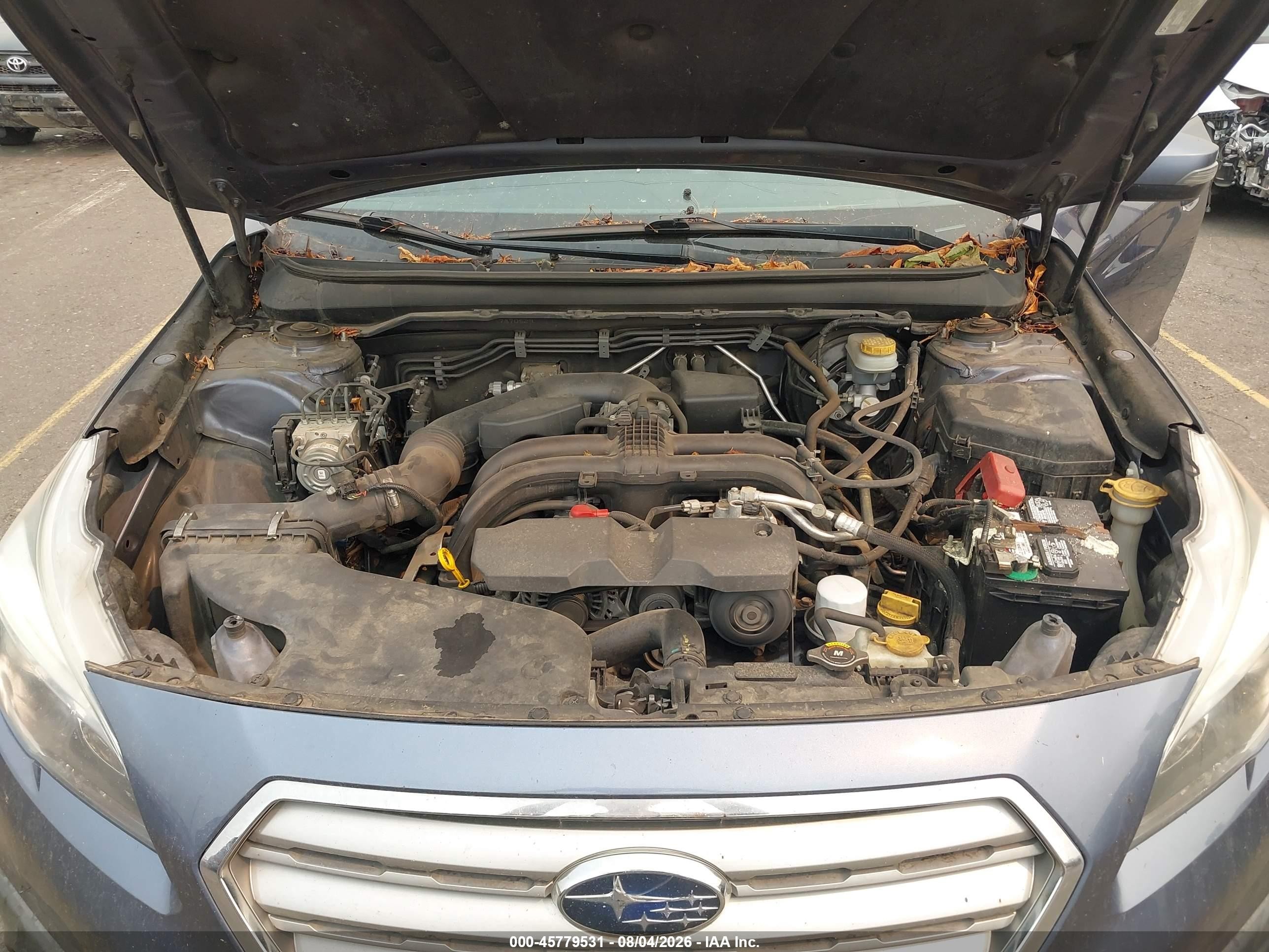2015 Subaru Outback 2.5i Limited Blue vin: 4S4BSANC4F3310215