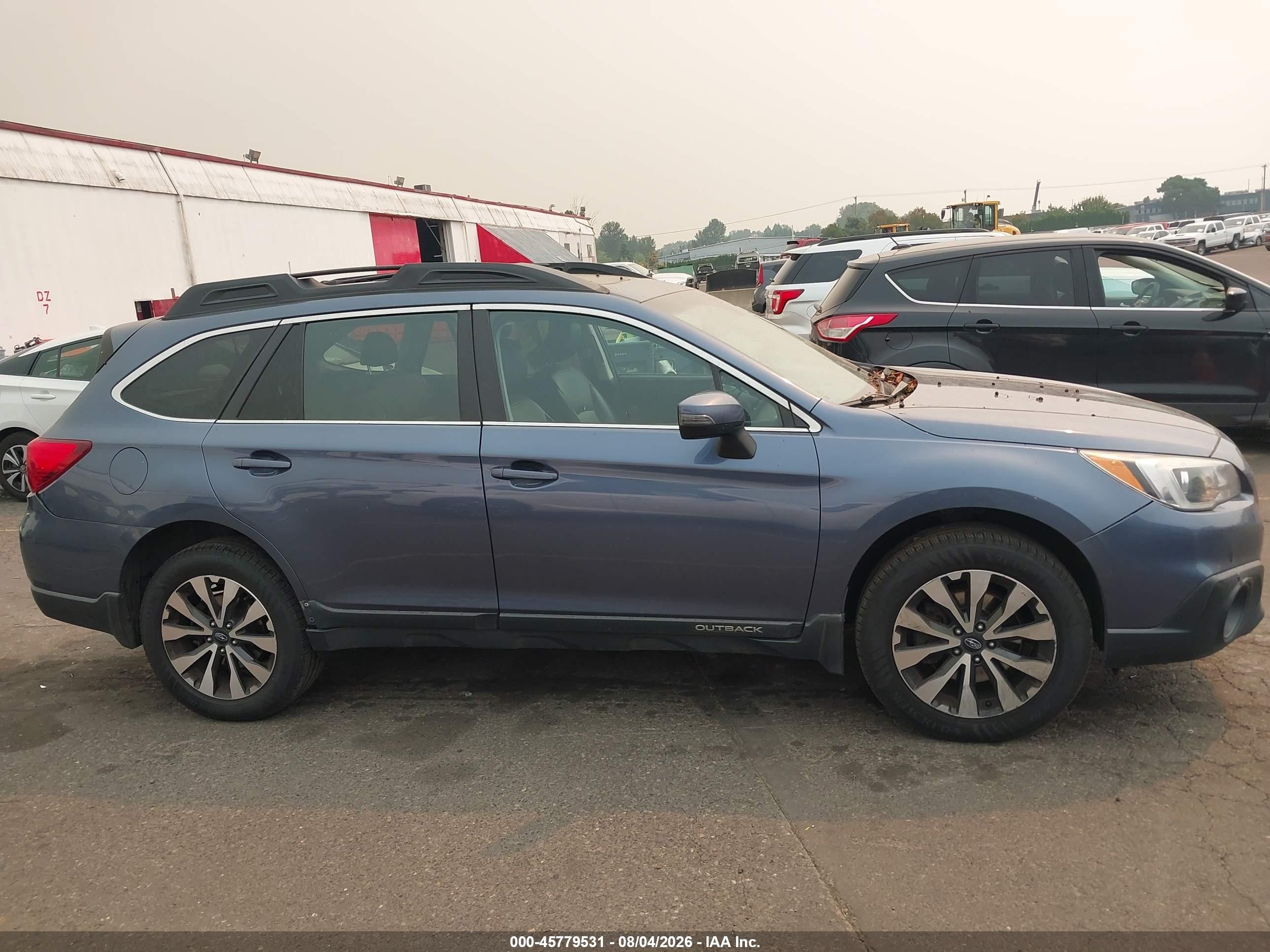 2015 Subaru Outback 2.5i Limited Blue vin: 4S4BSANC4F3310215