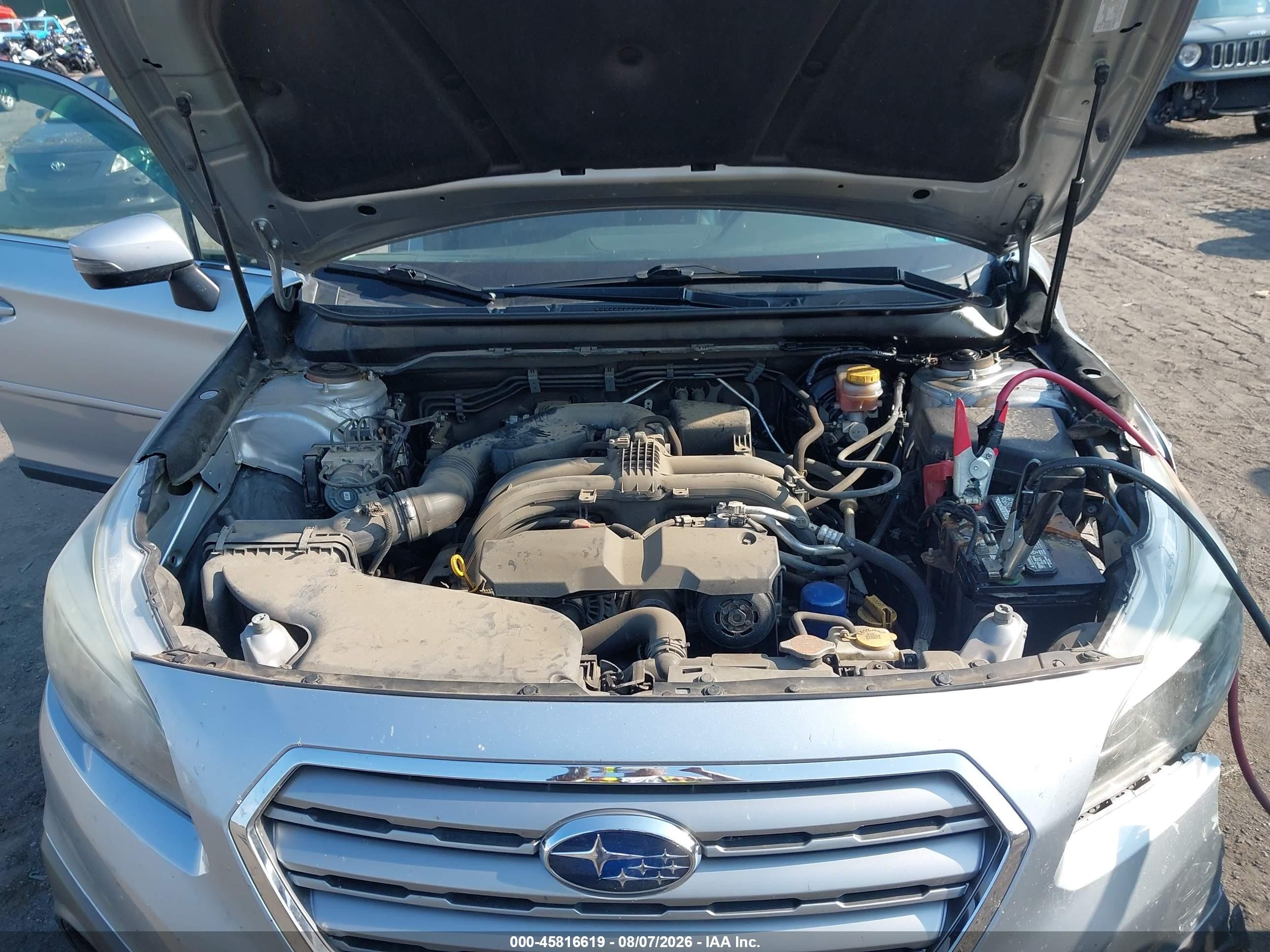 2016 Subaru Outback 2.5i Limited Silver vin: 4S4BSANC4G3227076