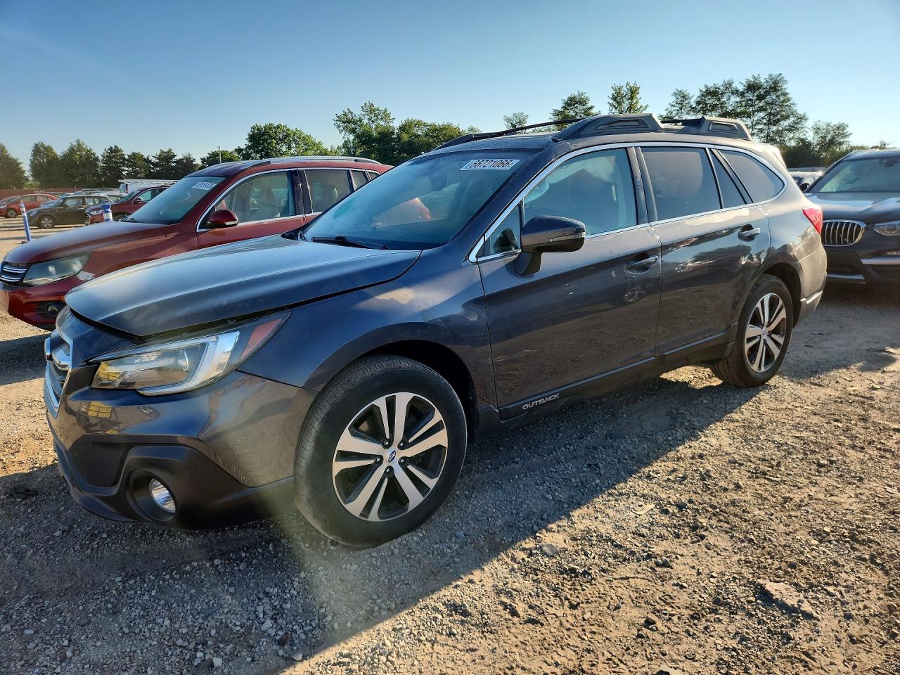 2019 Subaru Outback 2.5i Limited Серый vin: 4S4BSANC4K3286816