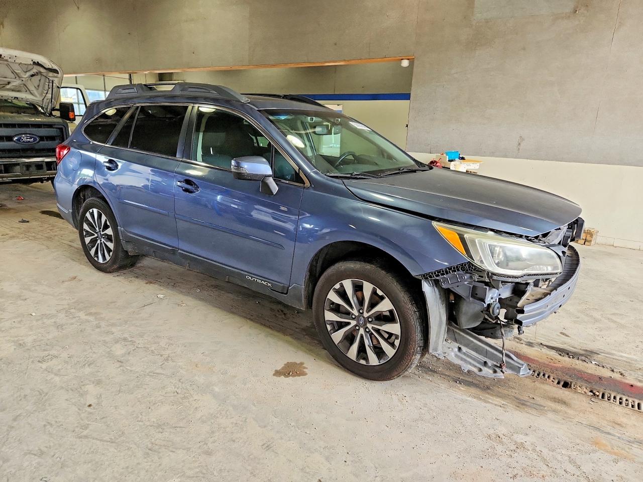 2015 Subaru Outback 2.5i Limited Blue vin: 4S4BSANC7F3272947
