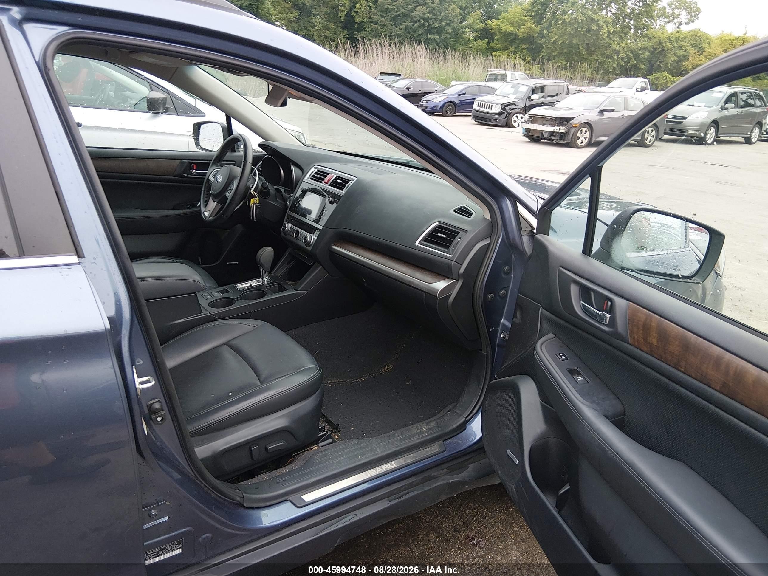 2015 Subaru Outback 2.5i Limited Blue vin: 4S4BSANC7F3299422