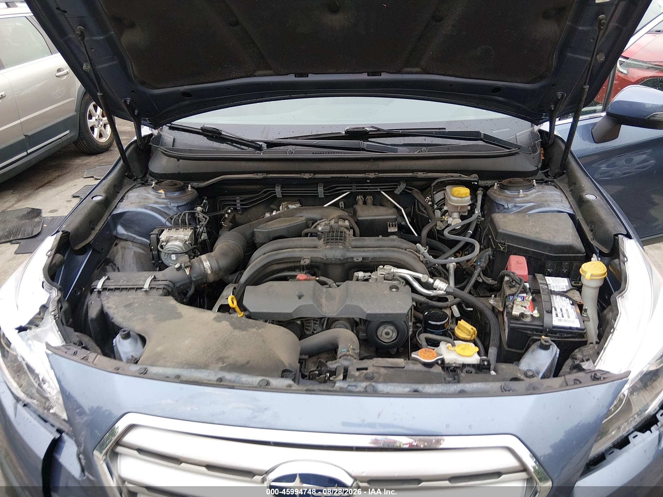 2015 Subaru Outback 2.5i Limited Blue vin: 4S4BSANC7F3299422