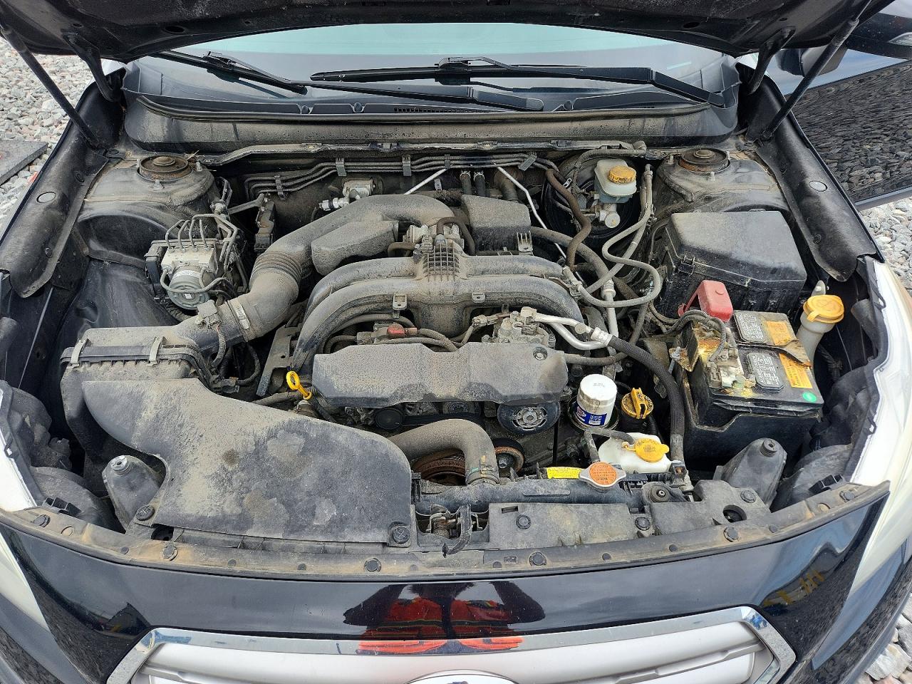 2015 Subaru Outback 2.5i Limited Черный vin: 4S4BSANC7F3321189