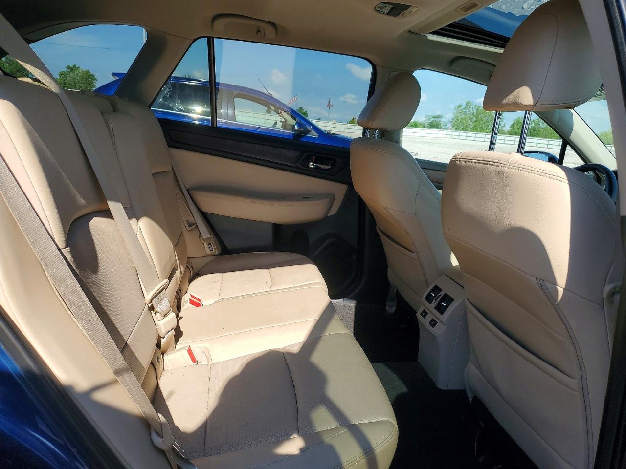 2015 Subaru Outback 2.5i Limited Blue vin: 4S4BSANC7F3346030