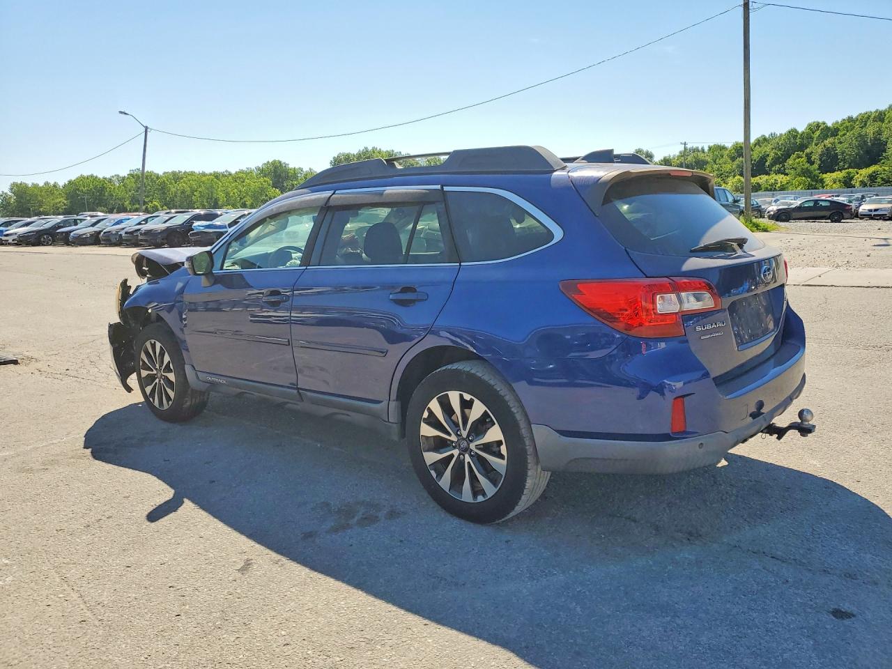 2017 Subaru Outback 2.5i Limited Blue vin: 4S4BSANC7H3400008