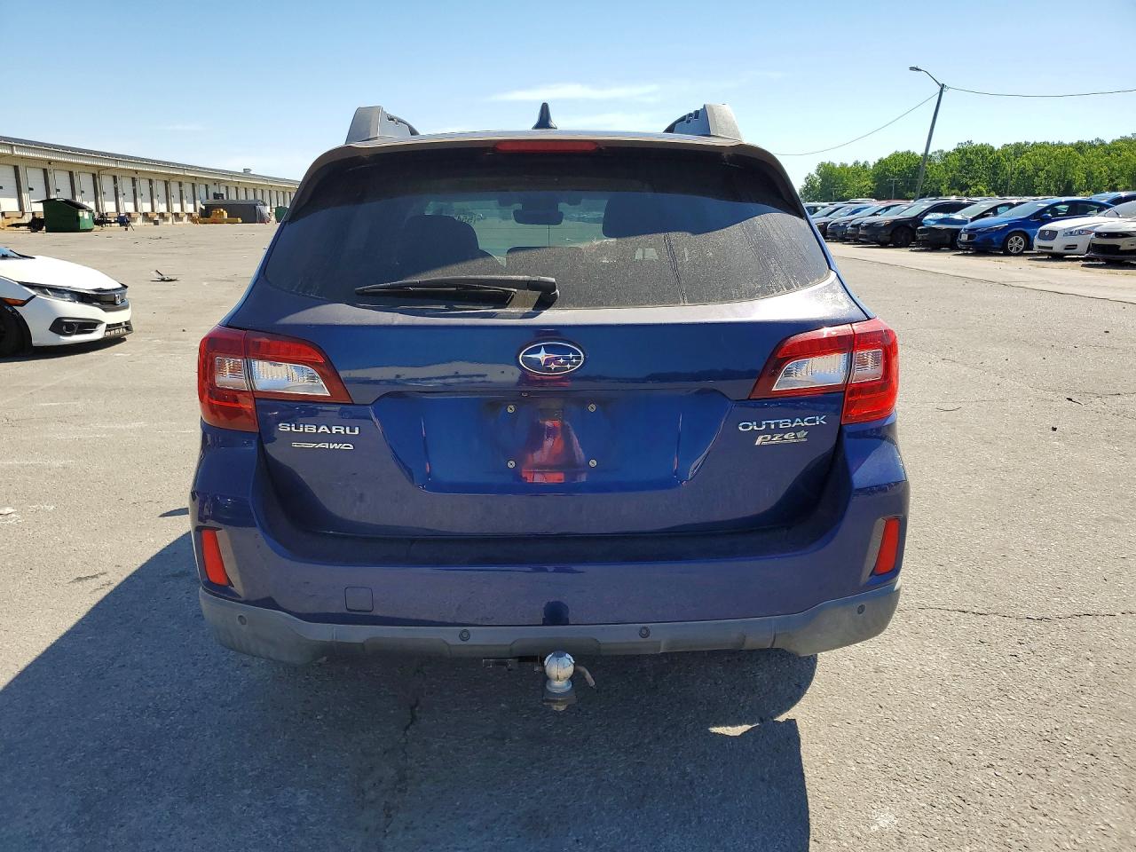 2017 Subaru Outback 2.5i Limited Blue vin: 4S4BSANC7H3400008