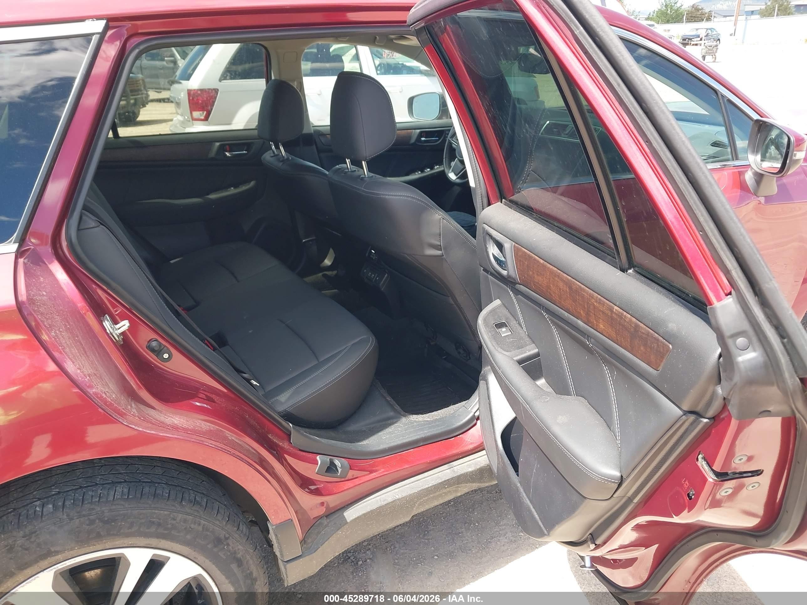 2019 Subaru Outback 2.5i Limited Red vin: 4S4BSANC7K3262879