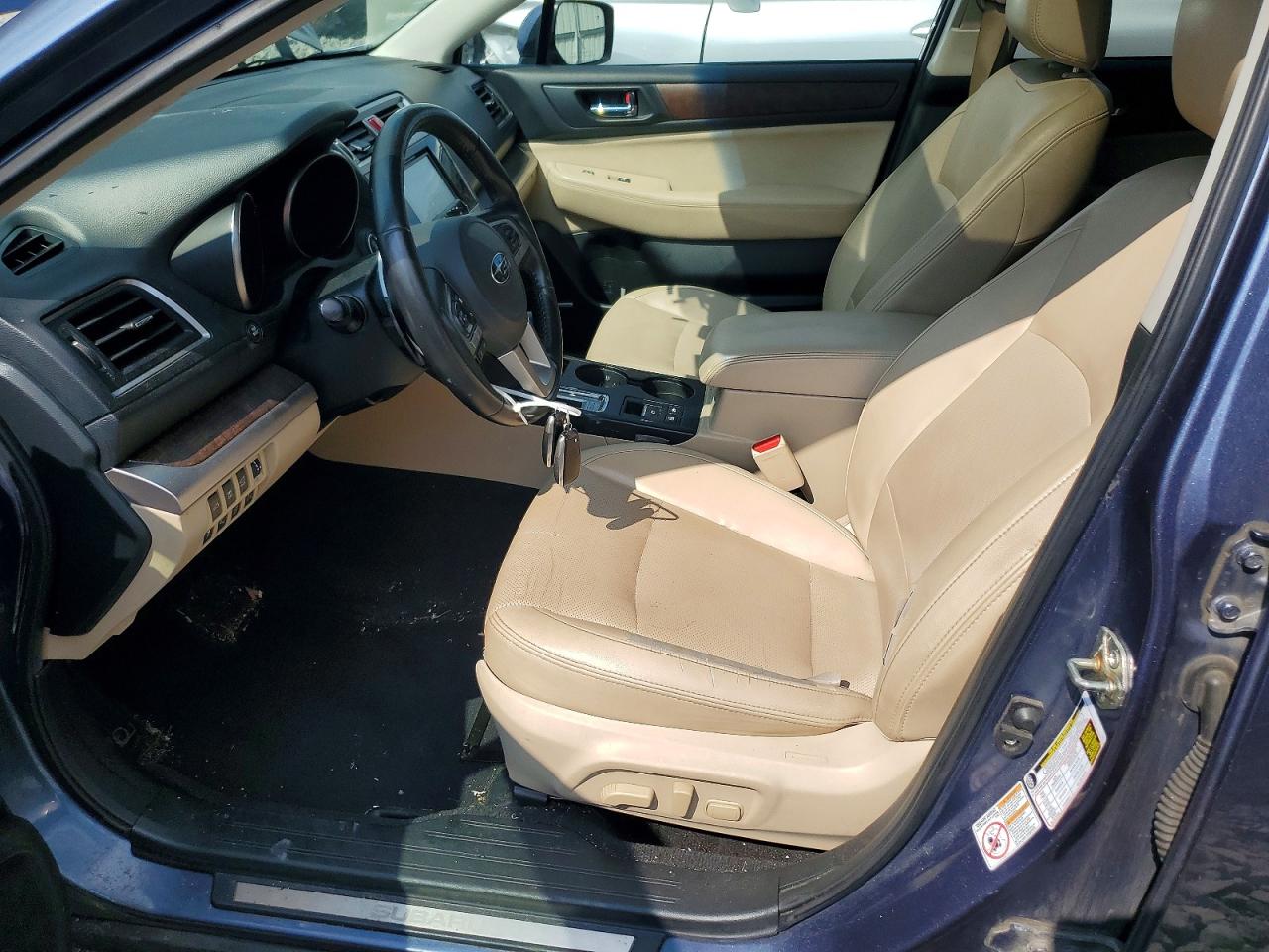 2015 Subaru Outback 2.5i Limited Blue vin: 4S4BSANC8F3300559