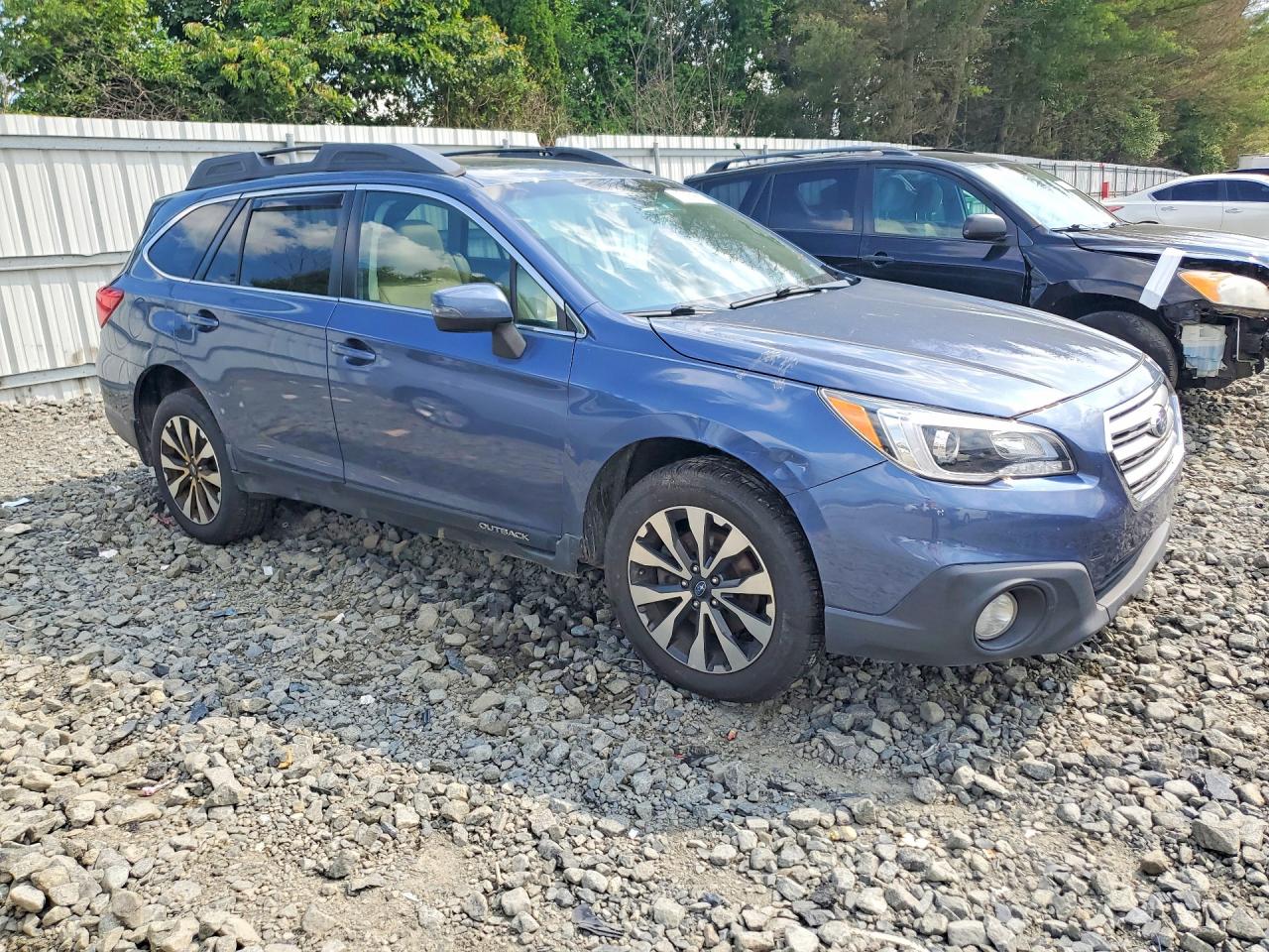 2015 Subaru Outback 2.5i Limited Blue vin: 4S4BSANC8F3300559