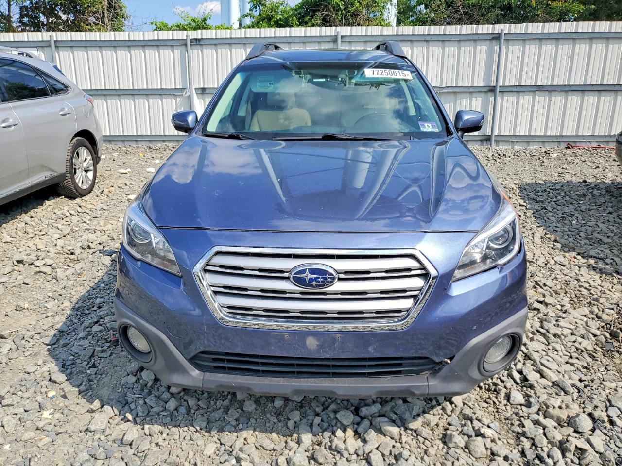 2015 Subaru Outback 2.5i Limited Blue vin: 4S4BSANC8F3300559
