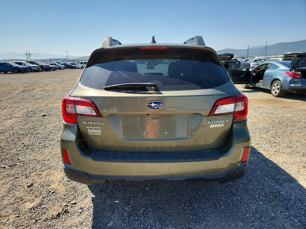 2017 Subaru Outback 2.5i Limited Green vin: 4S4BSANC8H3314383