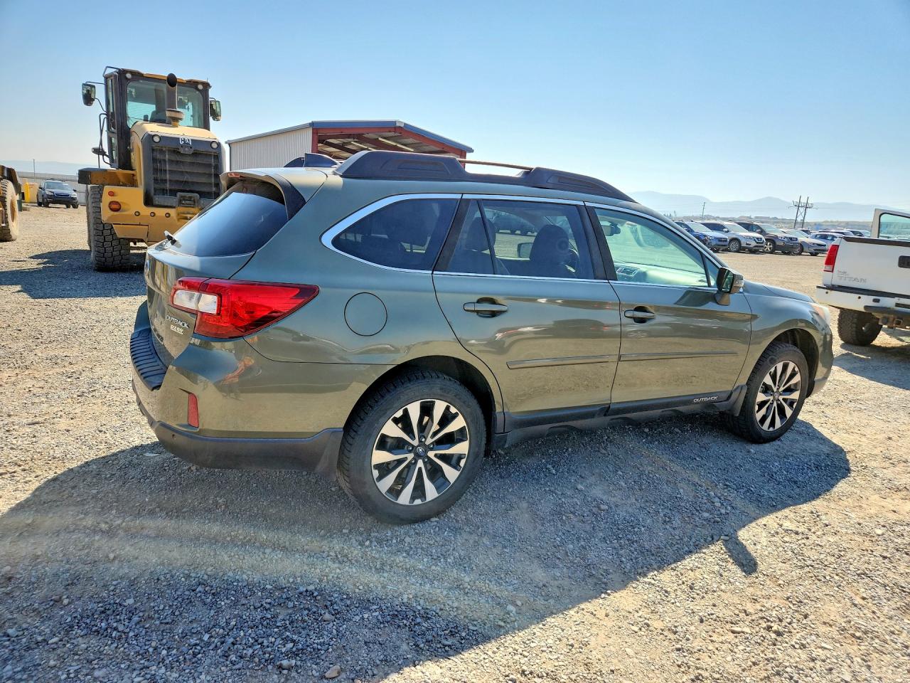 2017 Subaru Outback 2.5i Limited Green vin: 4S4BSANC8H3314383