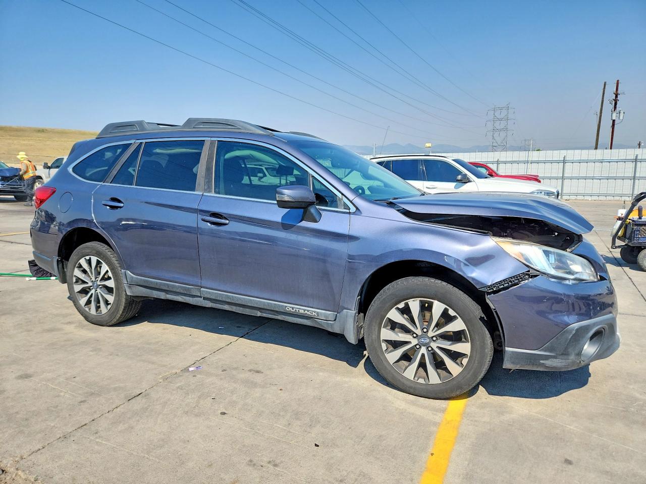 2017 Subaru Outback 2.5i Limited Gray vin: 4S4BSANC8H3340644