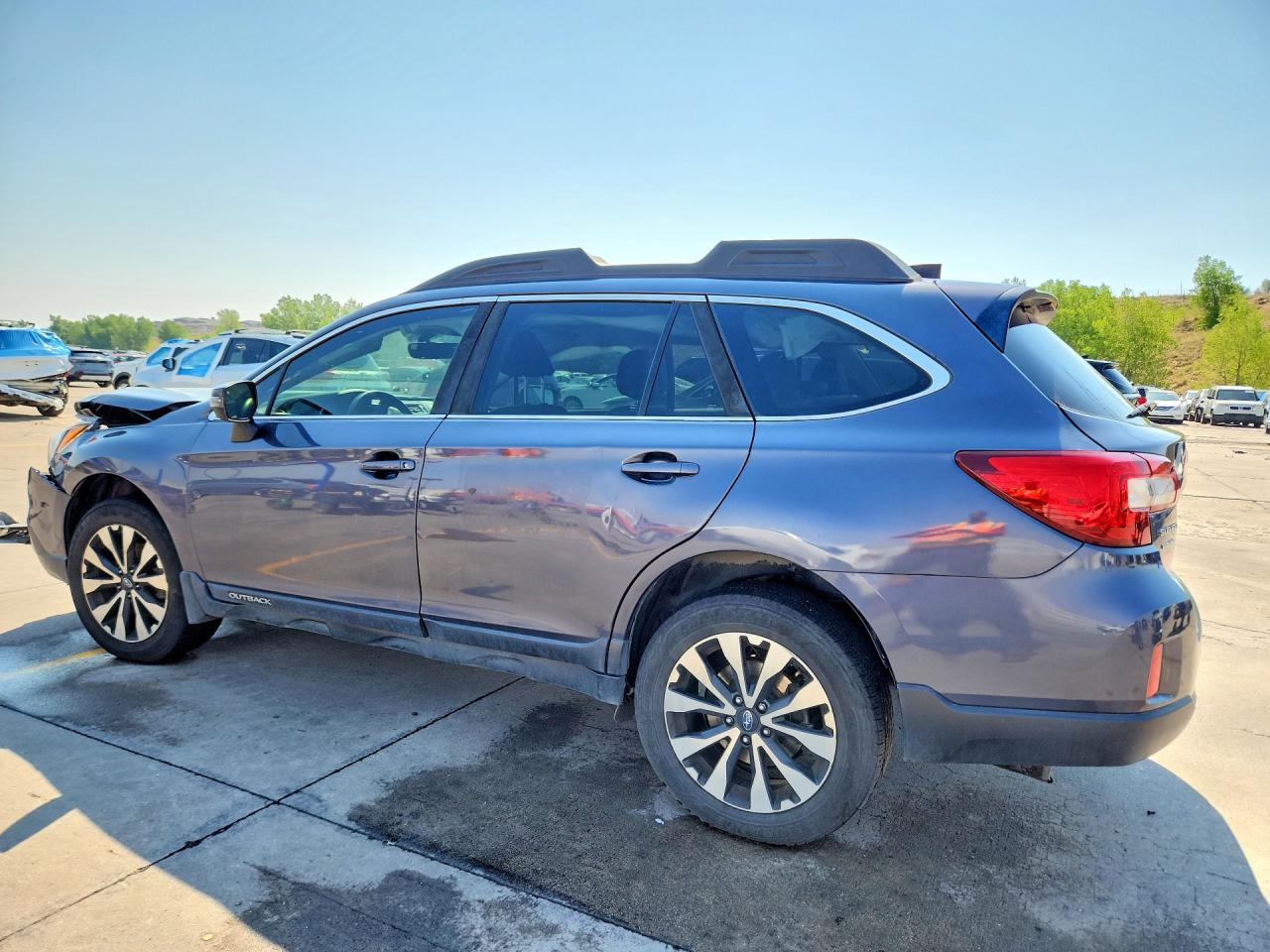2017 Subaru Outback 2.5i Limited Gray vin: 4S4BSANC8H3340644