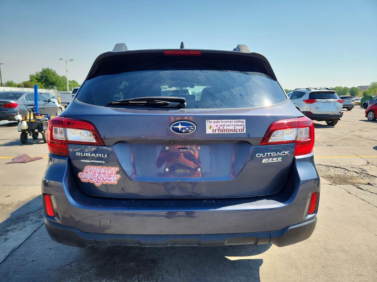 2017 Subaru Outback 2.5i Limited Gray vin: 4S4BSANC8H3340644