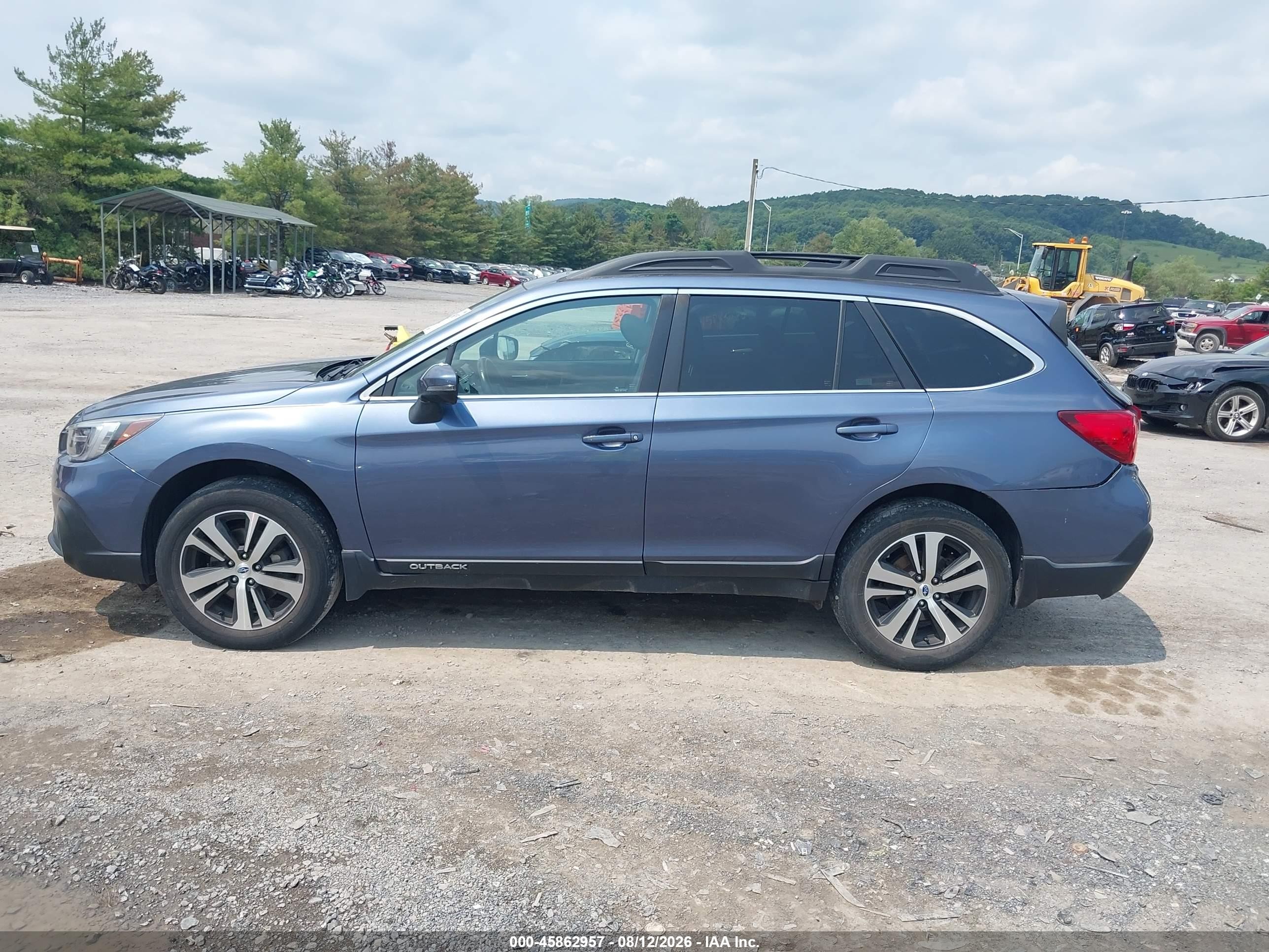 2018 Subaru Outback 2.5i Limited Blue vin: 4S4BSANC8J3206609