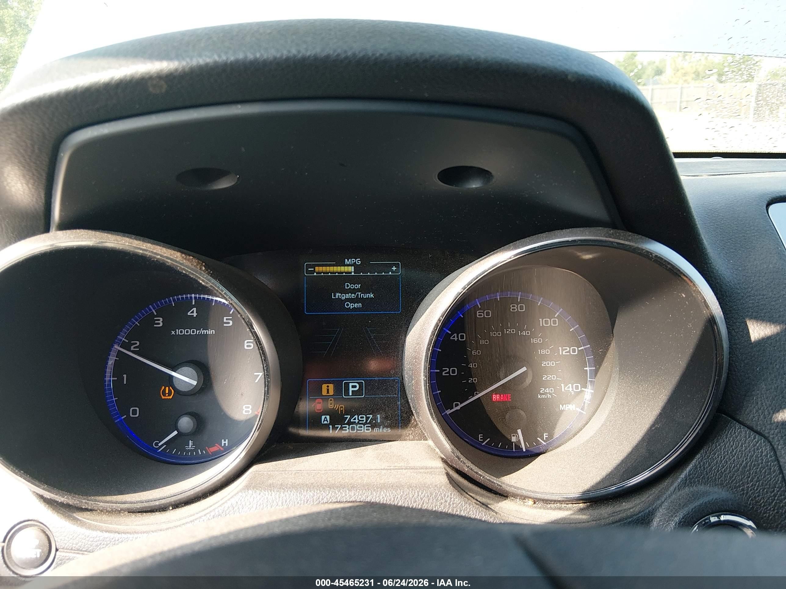 2015 Subaru Outback 2.5i Limited Серый vin: 4S4BSANC9F3307536
