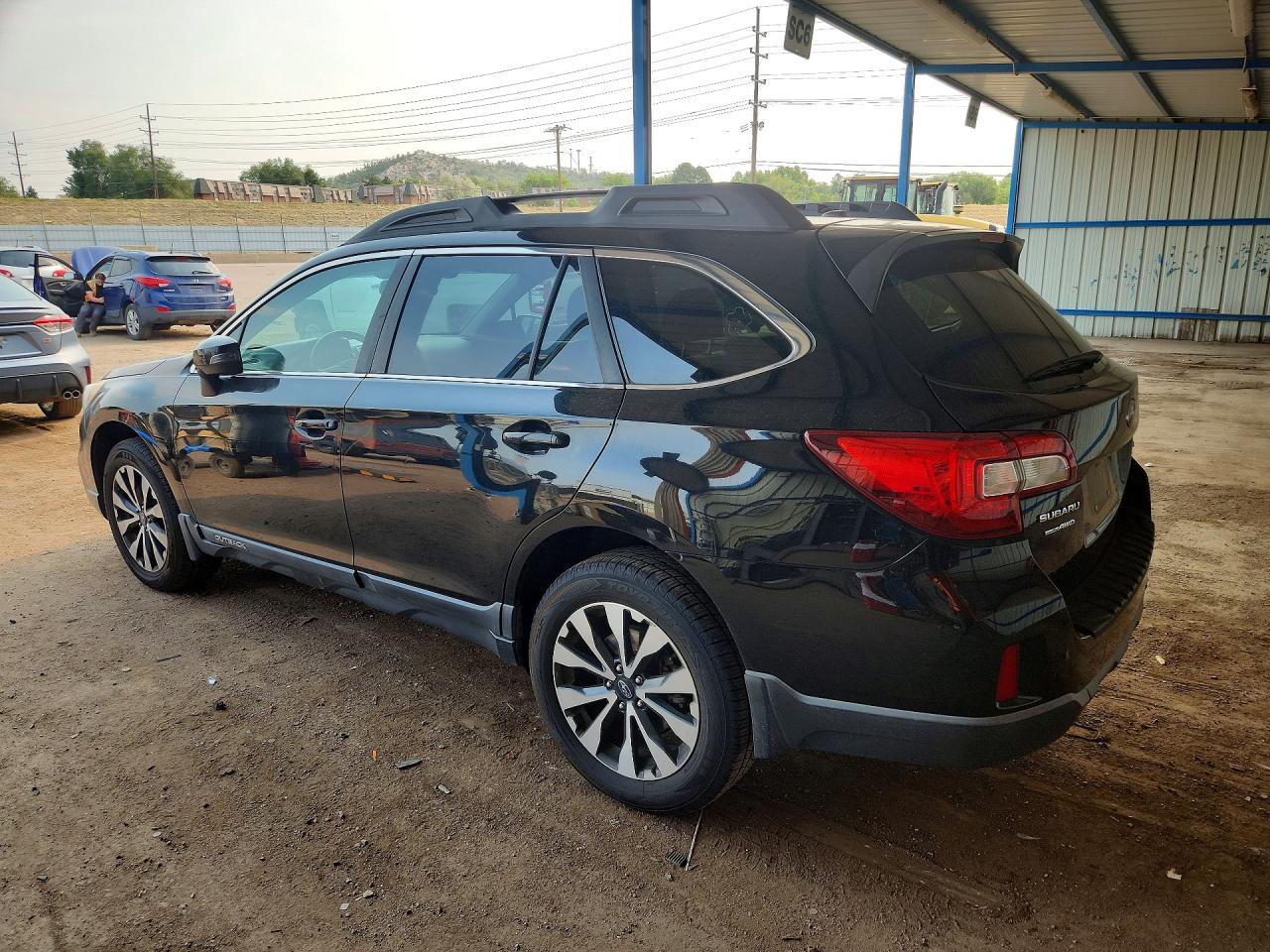 2015 Subaru Outback 2.5i Limited Black vin: 4S4BSANC9F3309545