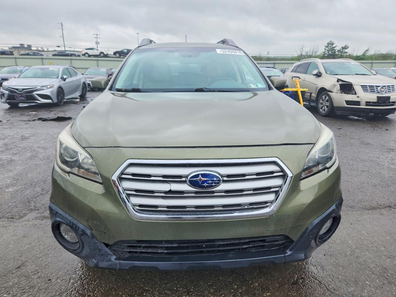 2015 Subaru Outback 2.5i Limited Зеленый vin: 4S4BSANC9F3334302