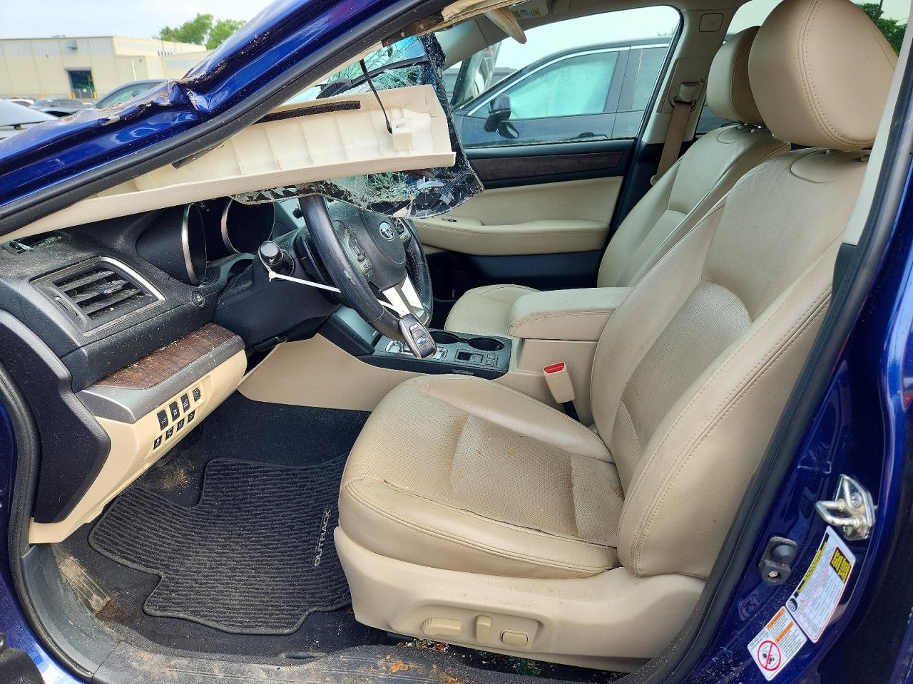 2016 Subaru Outback 2.5i Limited Blue vin: 4S4BSANC9G3347827