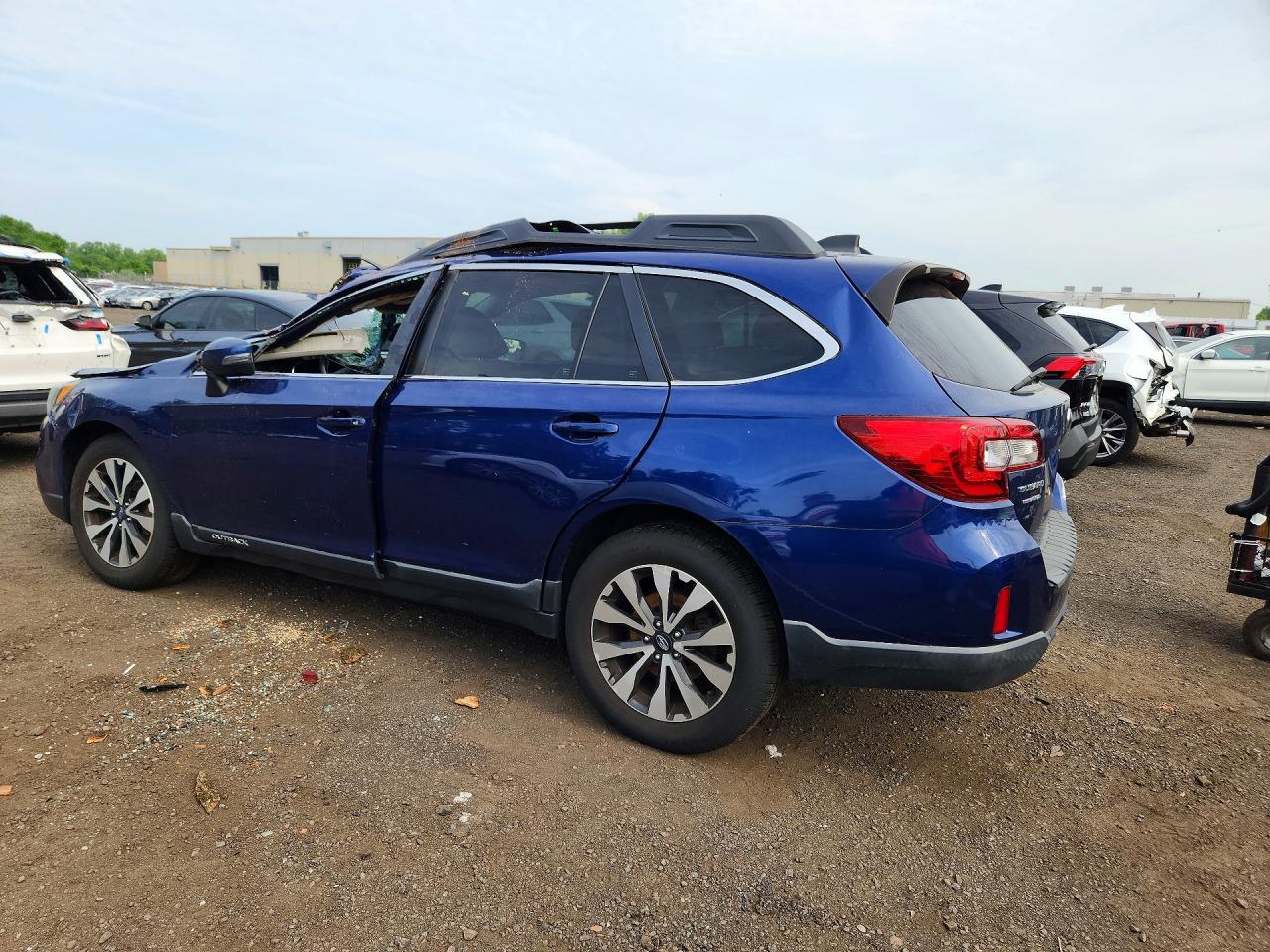 2016 Subaru Outback 2.5i Limited Blue vin: 4S4BSANC9G3347827