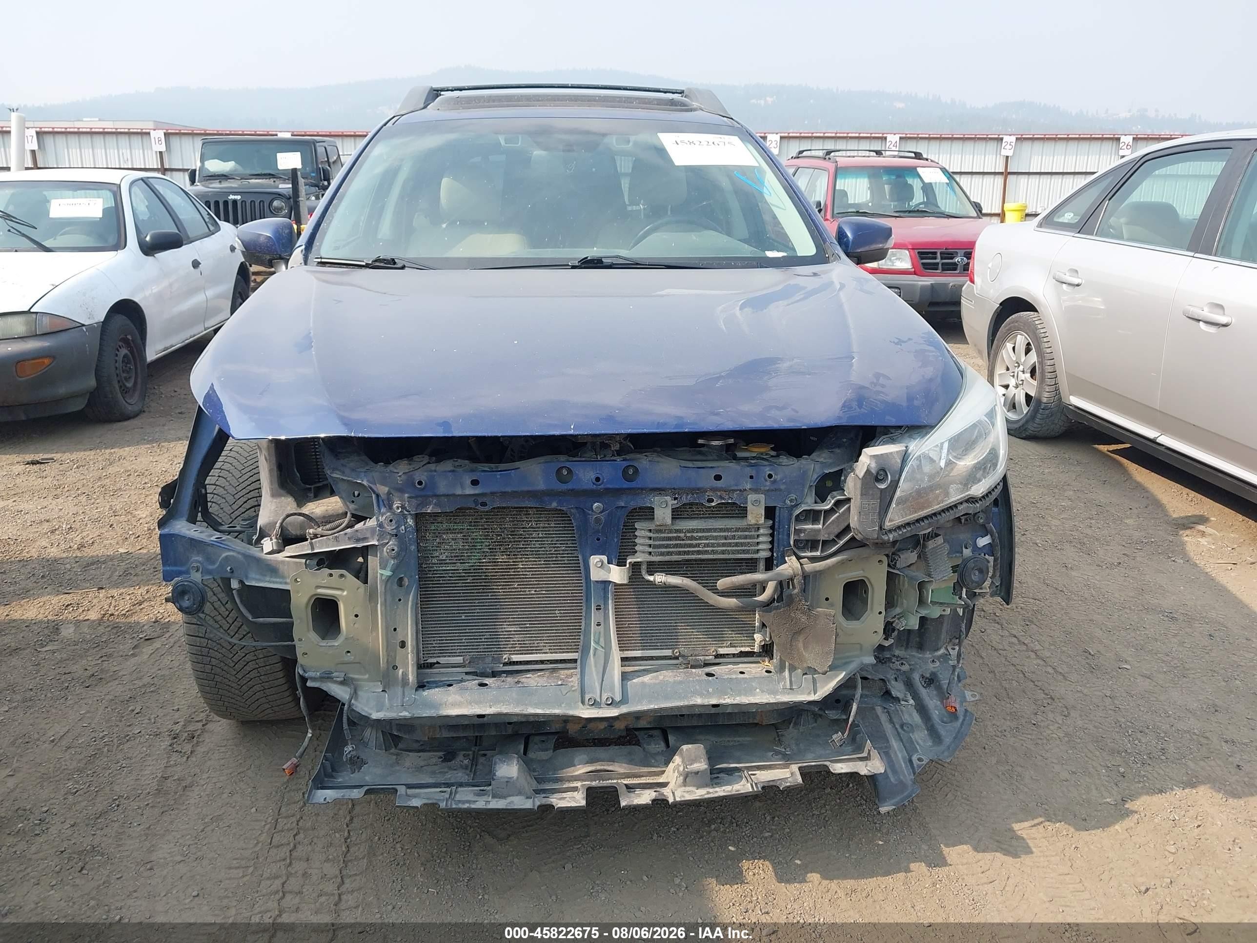 2015 Subaru Outback 2.5i Limited Dark Blue vin: 4S4BSANCXF3229915