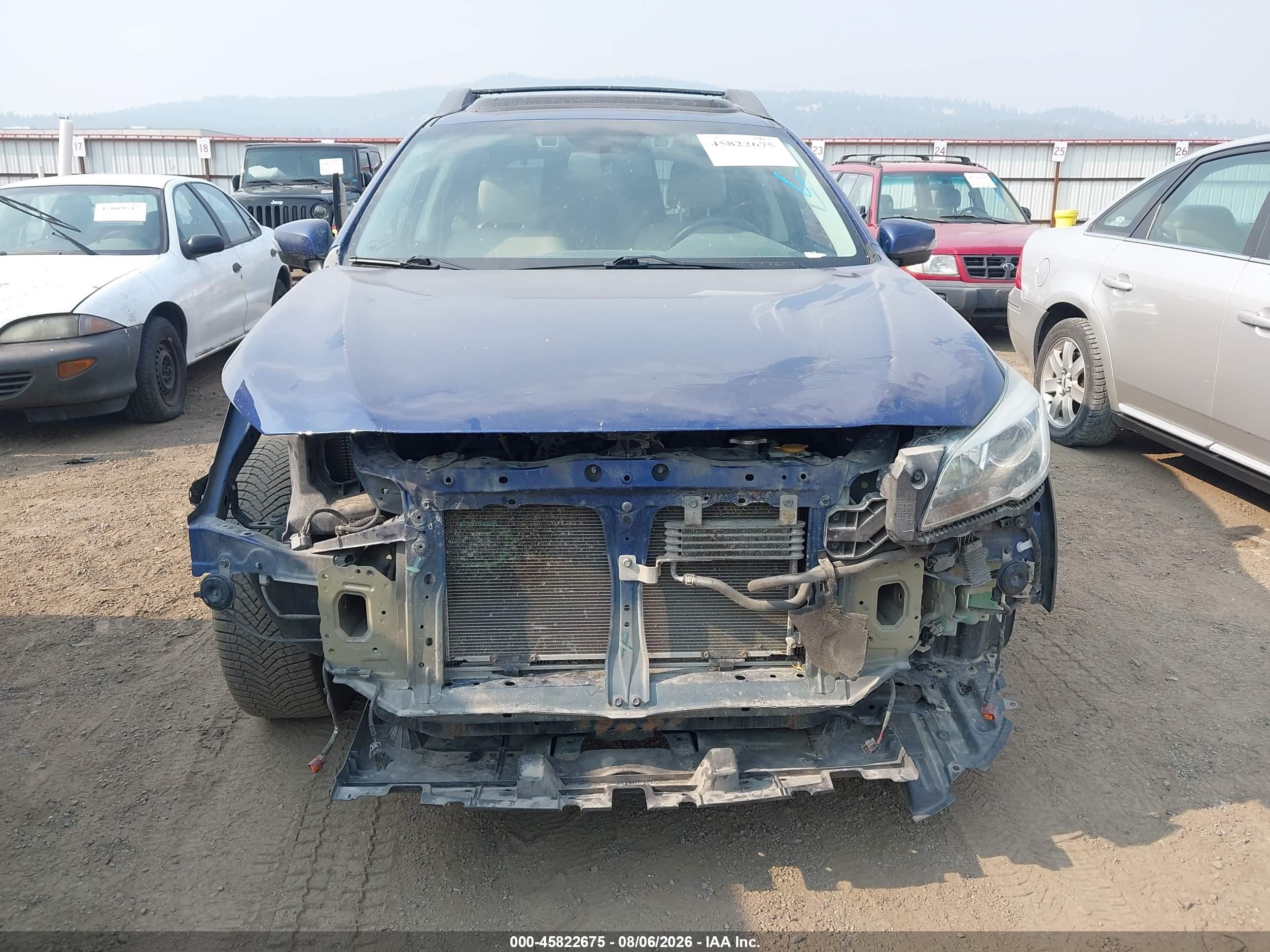 2015 Subaru Outback 2.5i Limited Dark Blue vin: 4S4BSANCXF3229915