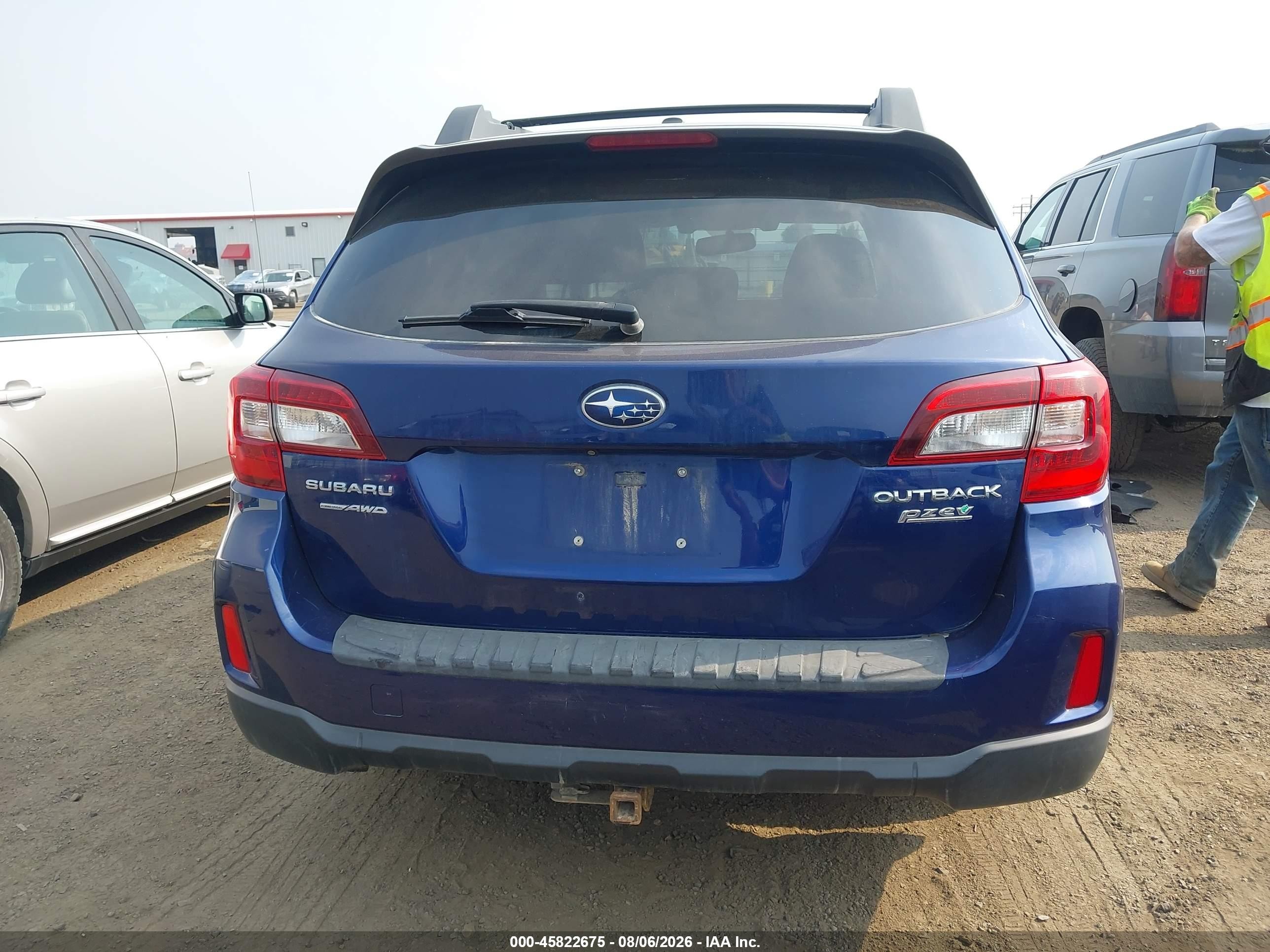 2015 Subaru Outback 2.5i Limited Dark Blue vin: 4S4BSANCXF3229915