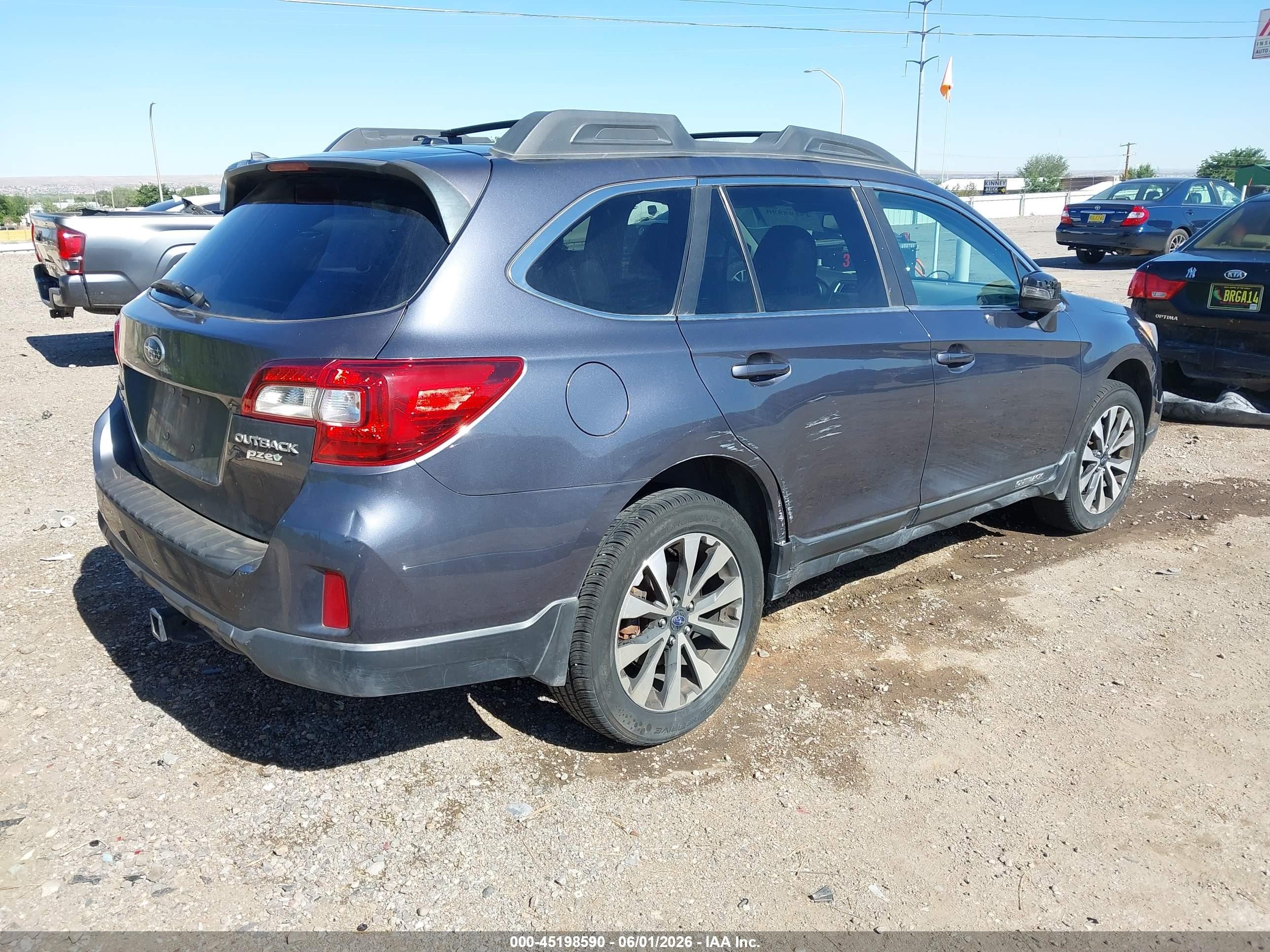 2015 Subaru Outback 2.5i Limited Синий vin: 4S4BSANCXF3292271