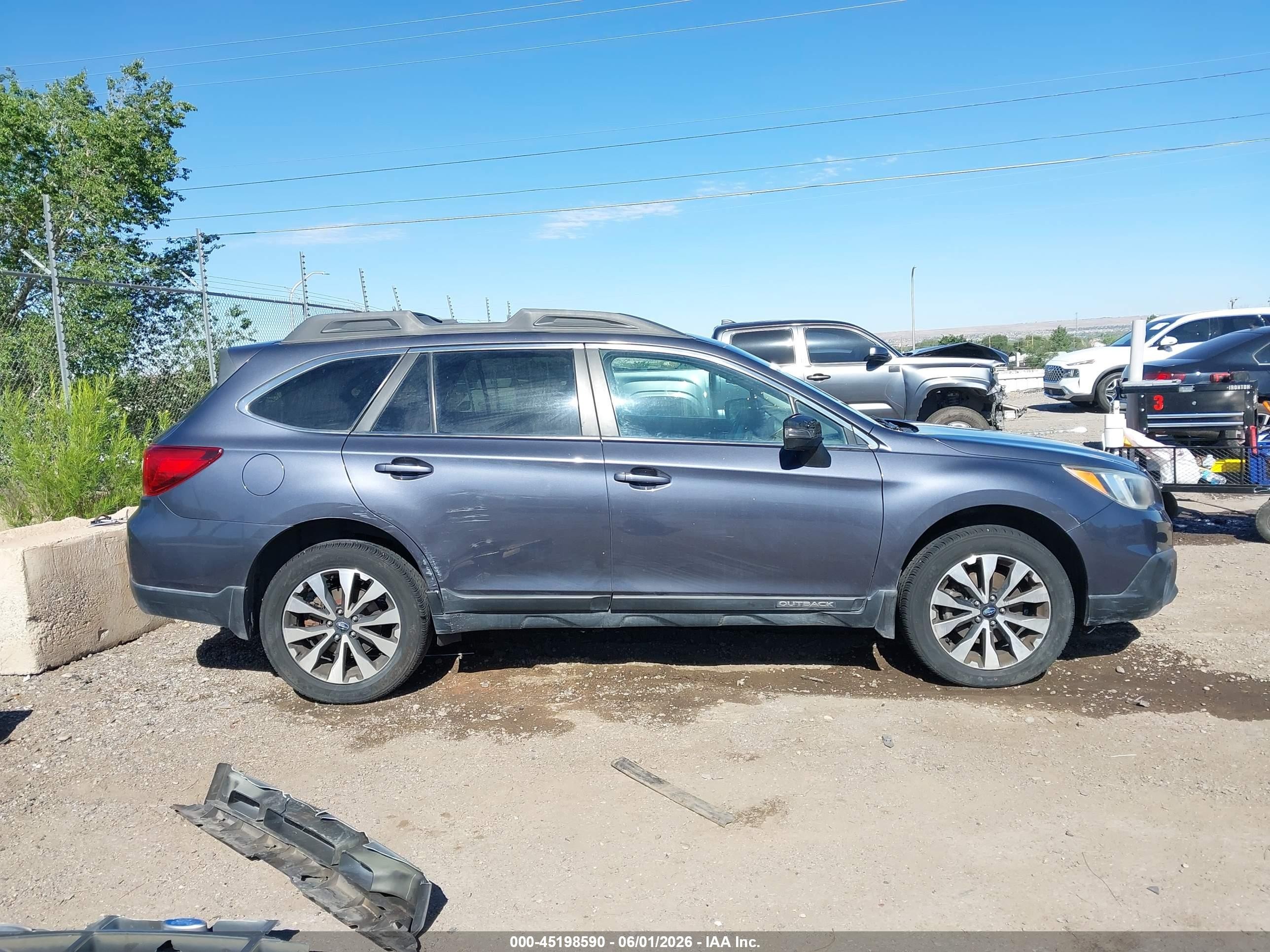 2015 Subaru Outback 2.5i Limited Синий vin: 4S4BSANCXF3292271
