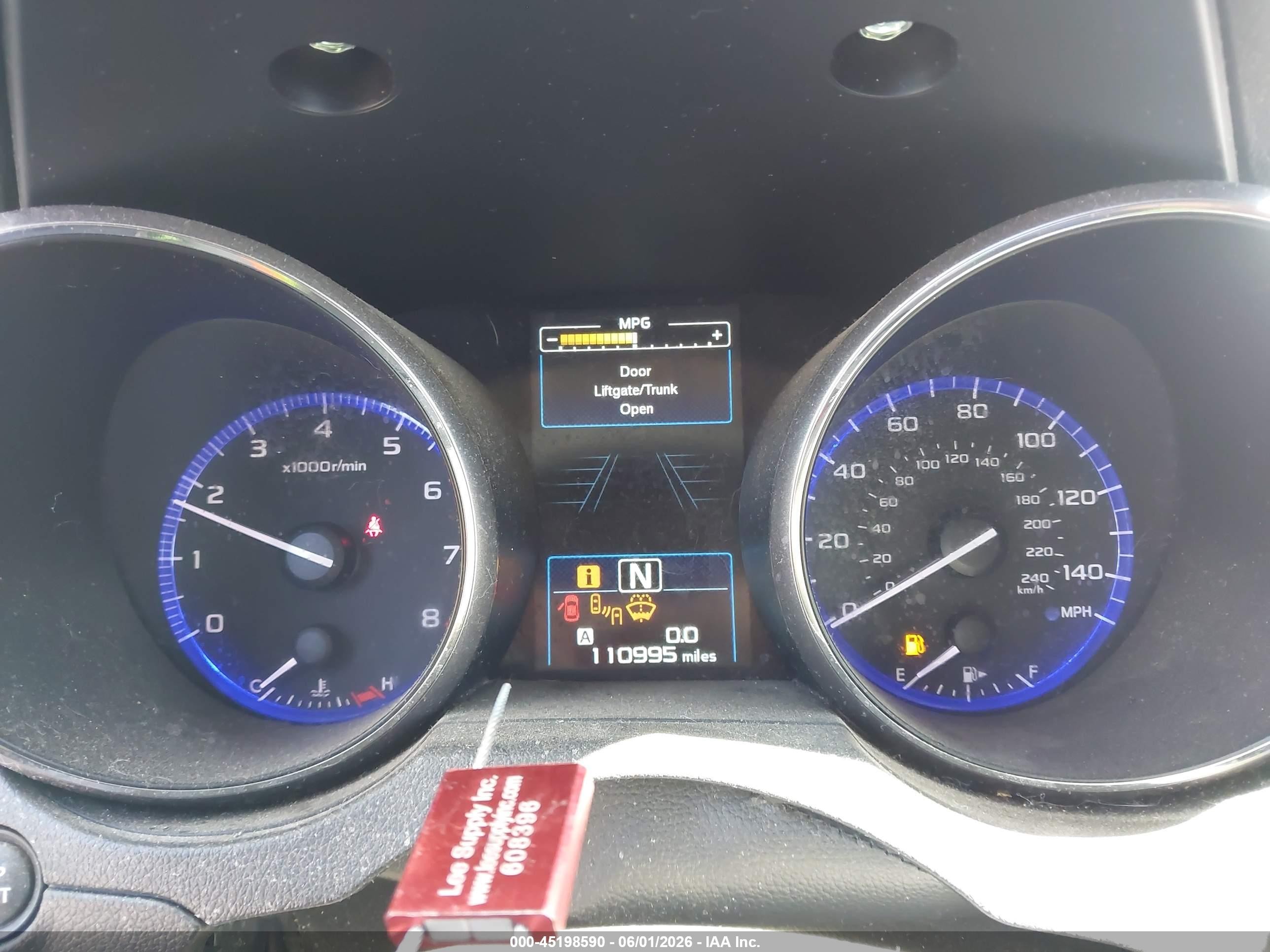 2015 Subaru Outback 2.5i Limited Синий vin: 4S4BSANCXF3292271