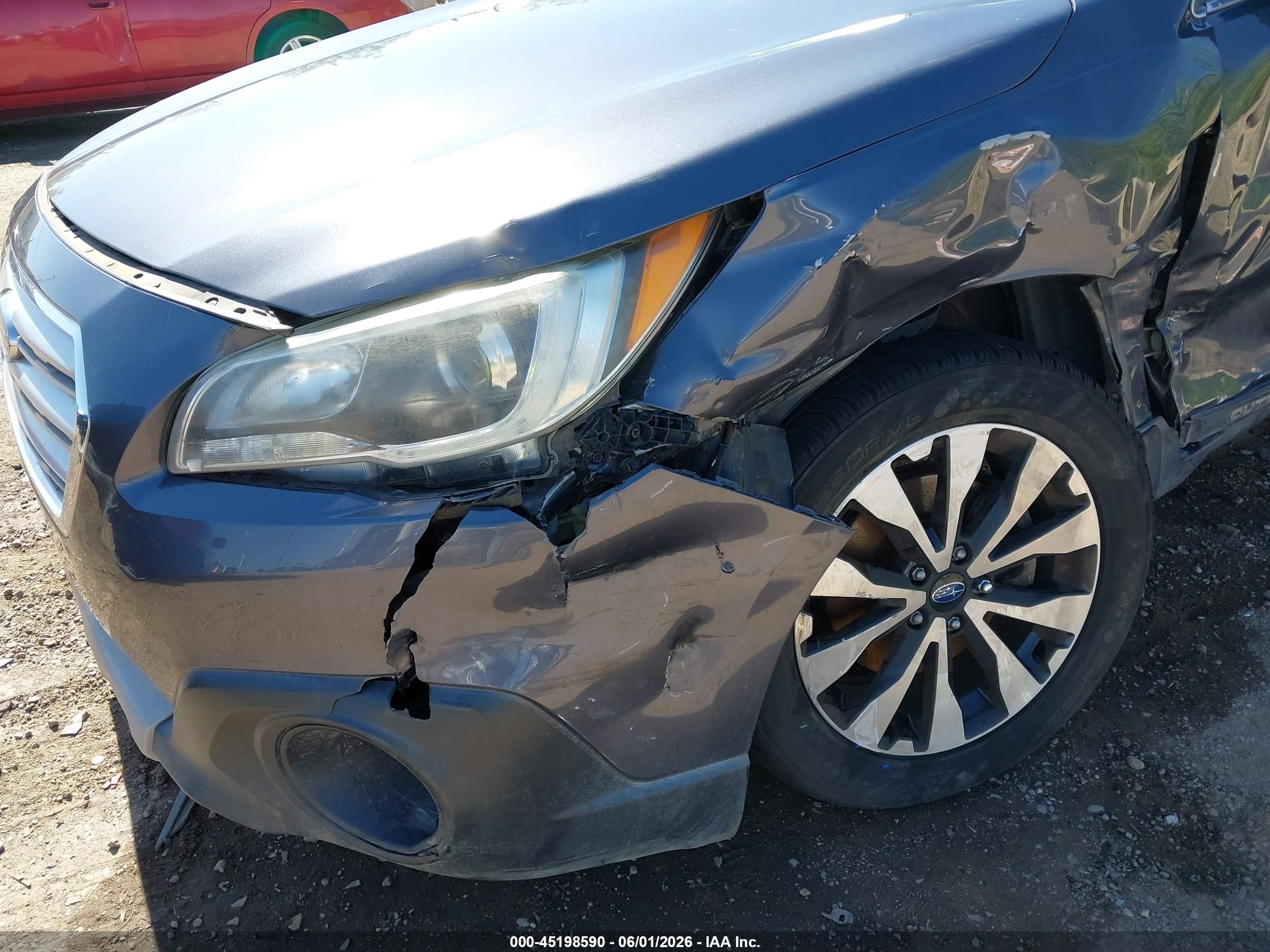 2015 Subaru Outback 2.5i Limited Синий vin: 4S4BSANCXF3292271