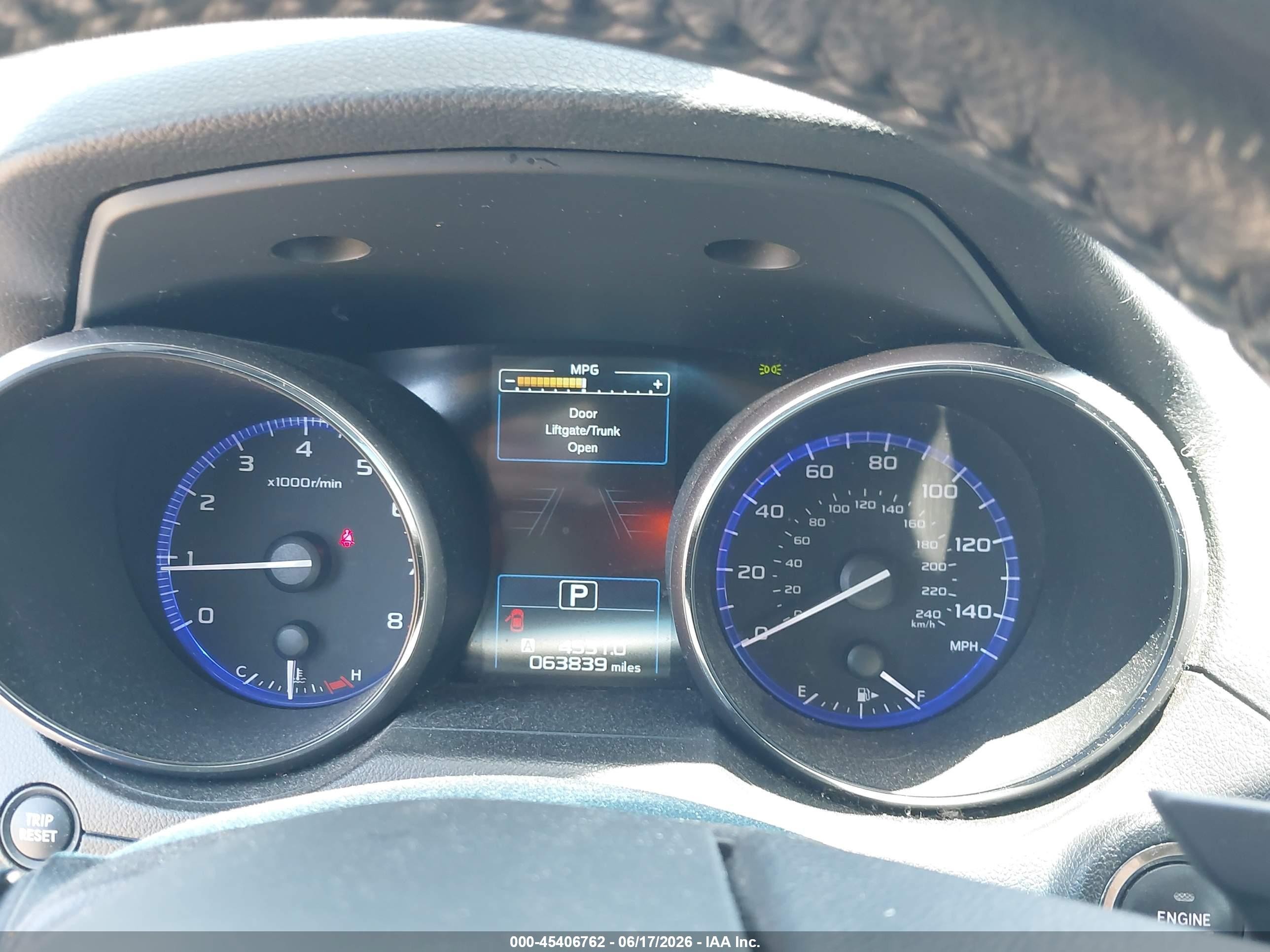 2015 Subaru Outback 2.5i Limited Blue vin: 4S4BSANCXF3299382