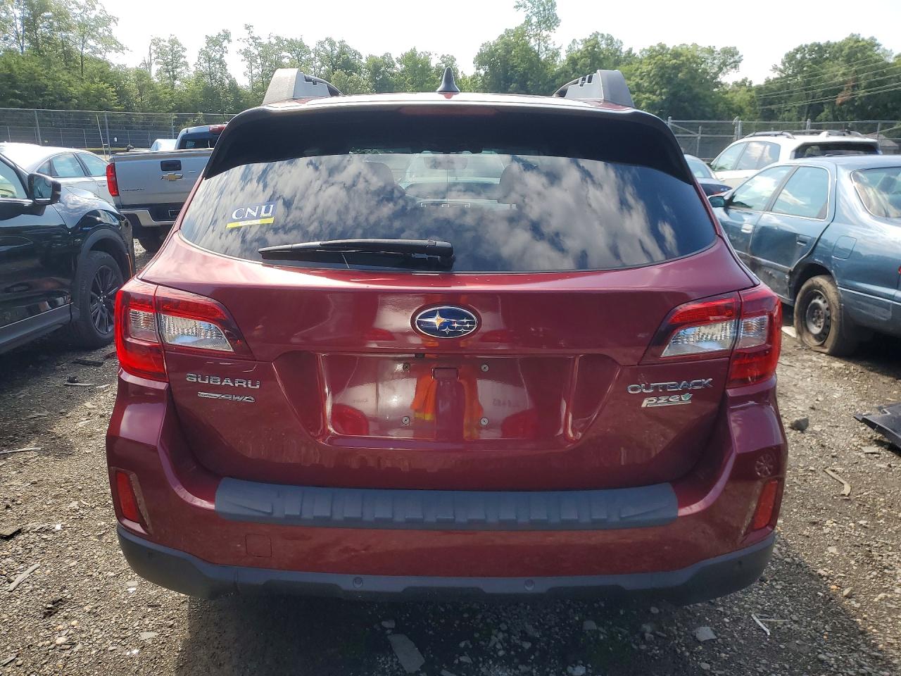 2017 Subaru Outback 2.5i Limited Burgundy vin: 4S4BSANCXH3312960