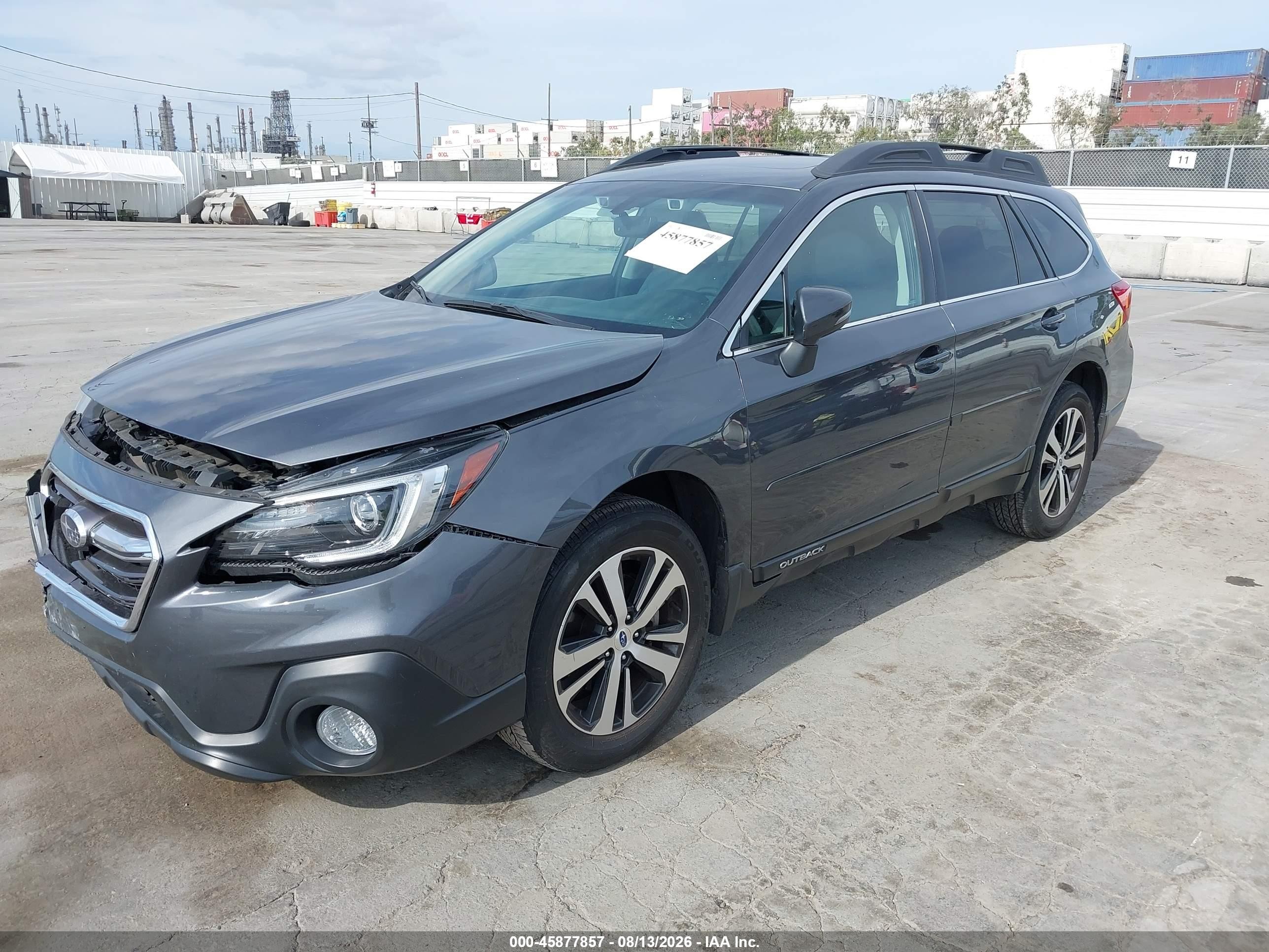 2018 Subaru Outback 2.5i Limited Gray vin: 4S4BSANCXJ3344054