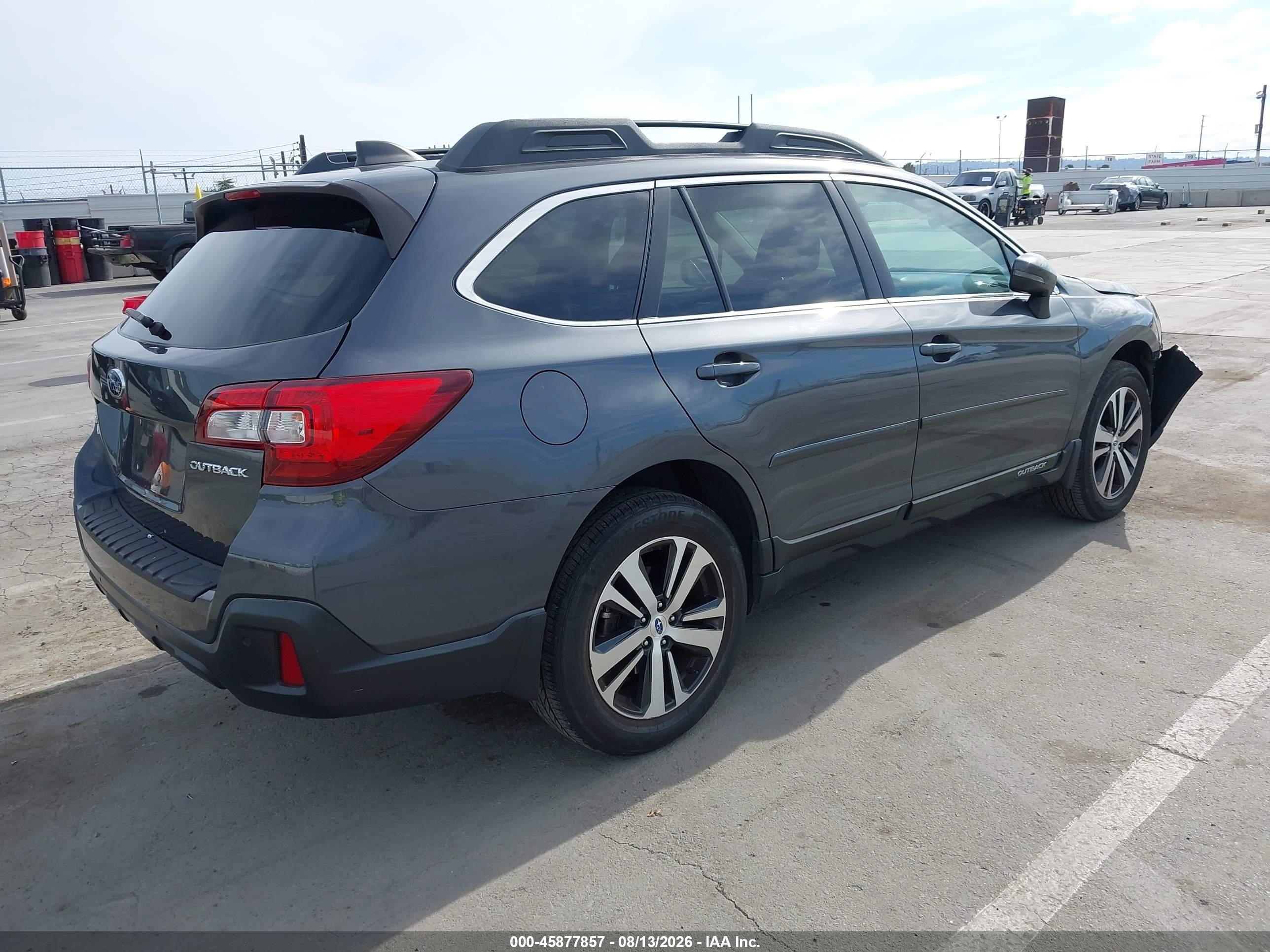 2018 Subaru Outback 2.5i Limited Gray vin: 4S4BSANCXJ3344054